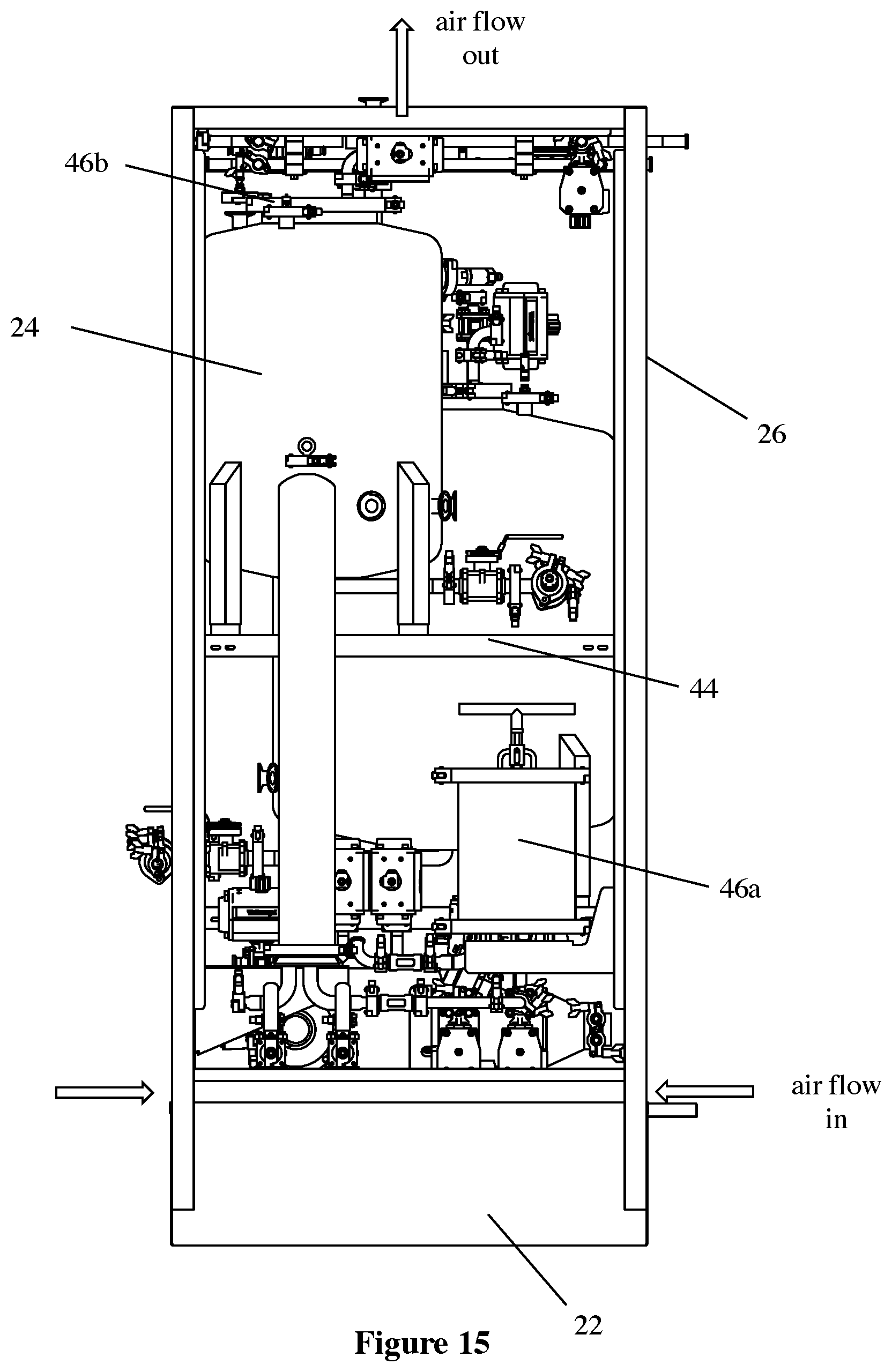 Patent US12097537 Figure 10 – Solvent containment and process interlocking system