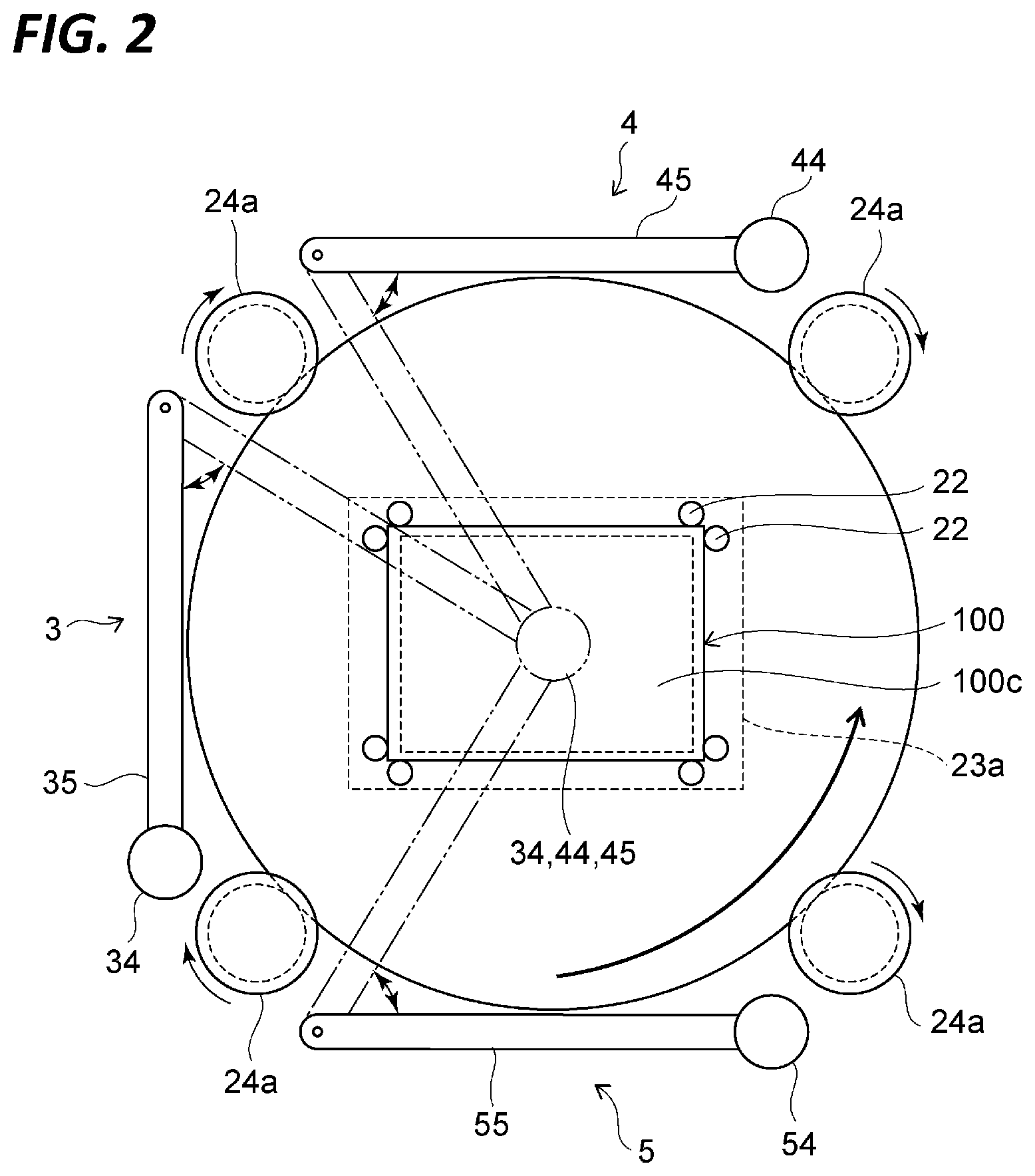 Patent US12097541 Figure 2 – Substrate processing apparatus