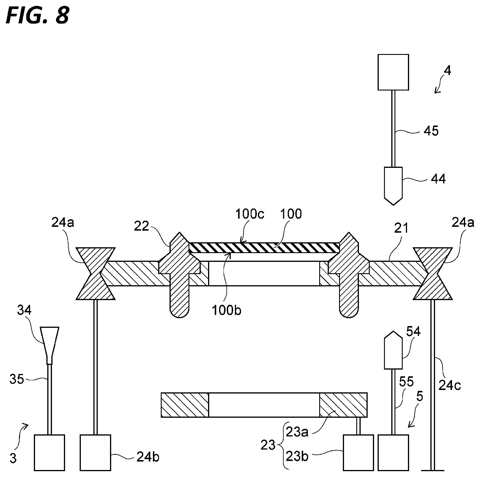 Patent US12097541 Figure 8 – Substrate processing apparatus