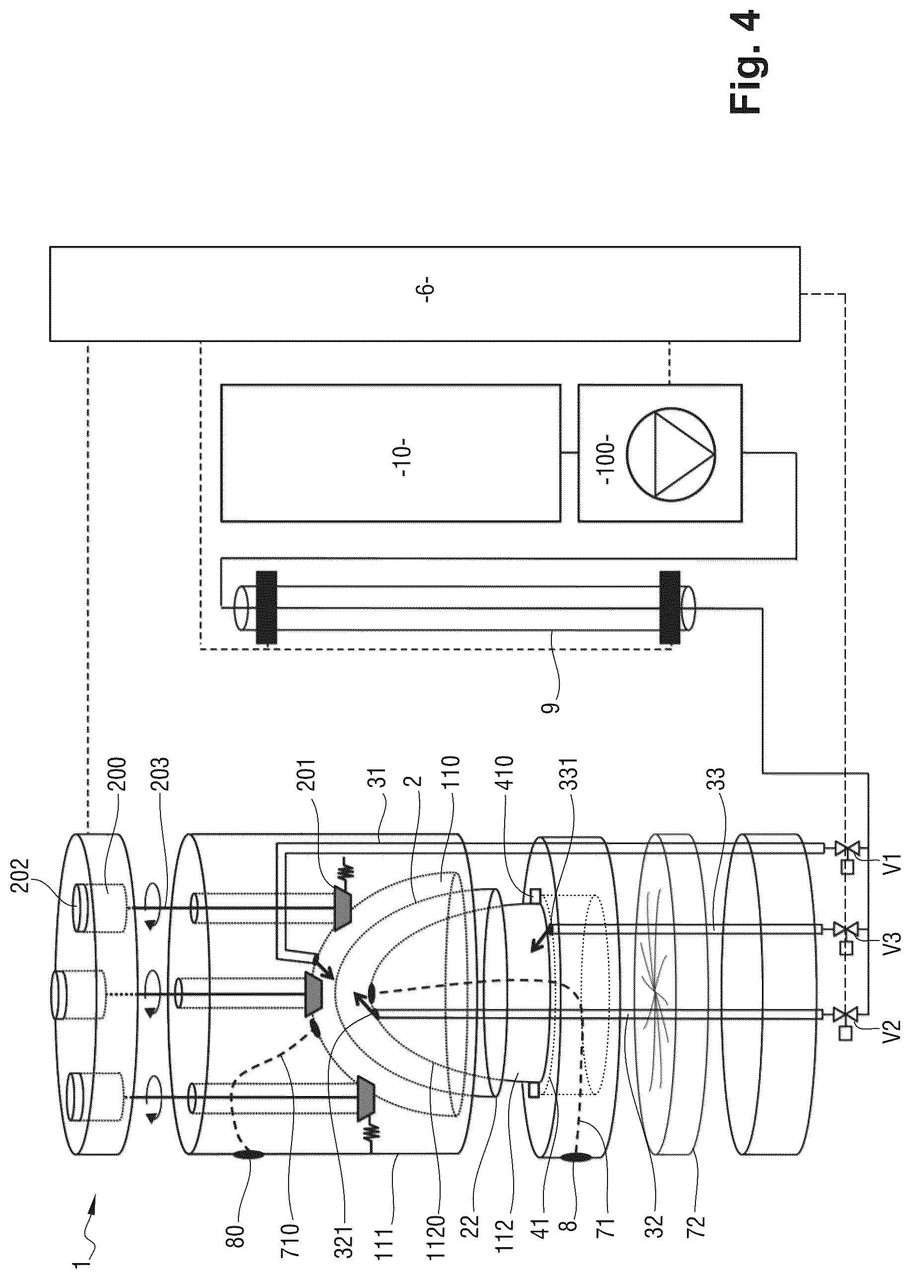 Patent US12097543 Figure 4 – Device for cleaning an object