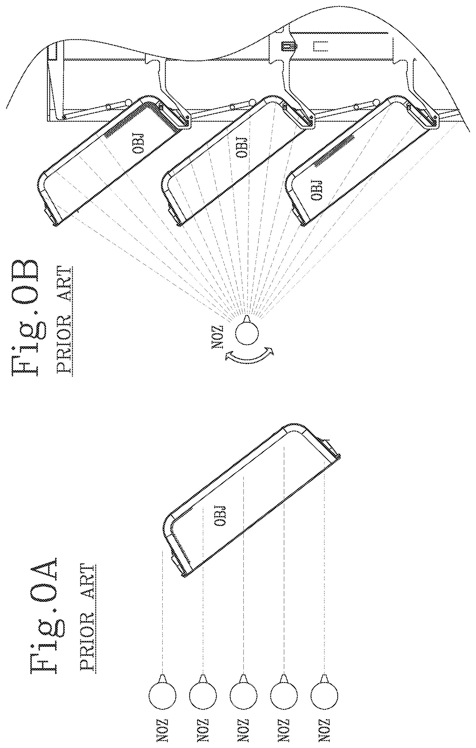 Patent US12097544 Figure 1 – Device, machine and method for washing objects for stalling laboratory animals, in particular, parts and/or accessories of stalling cages
