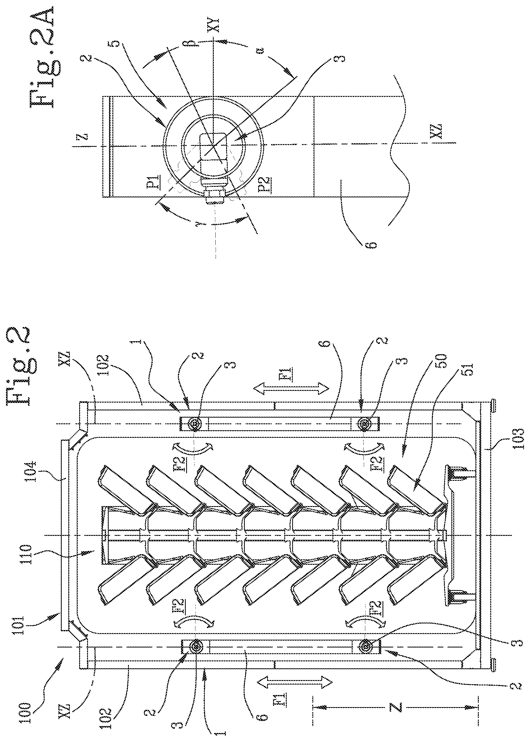 Patent US12097544 Figure 3 – Device, machine and method for washing objects for stalling laboratory animals, in particular, parts and/or accessories of stalling cages
