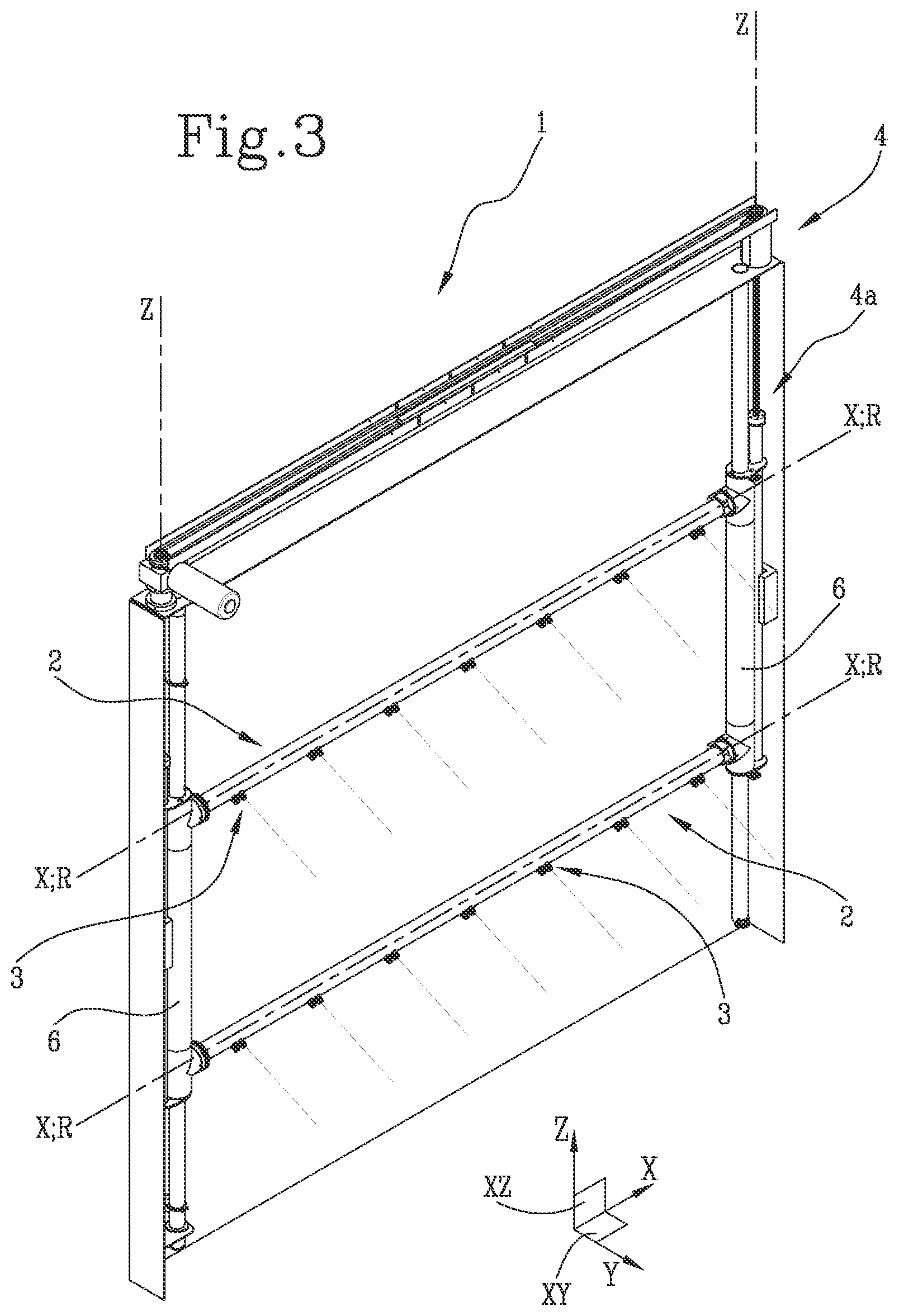 Patent US12097544 Figure 5 – Device, machine and method for washing objects for stalling laboratory animals, in particular, parts and/or accessories of stalling cages
