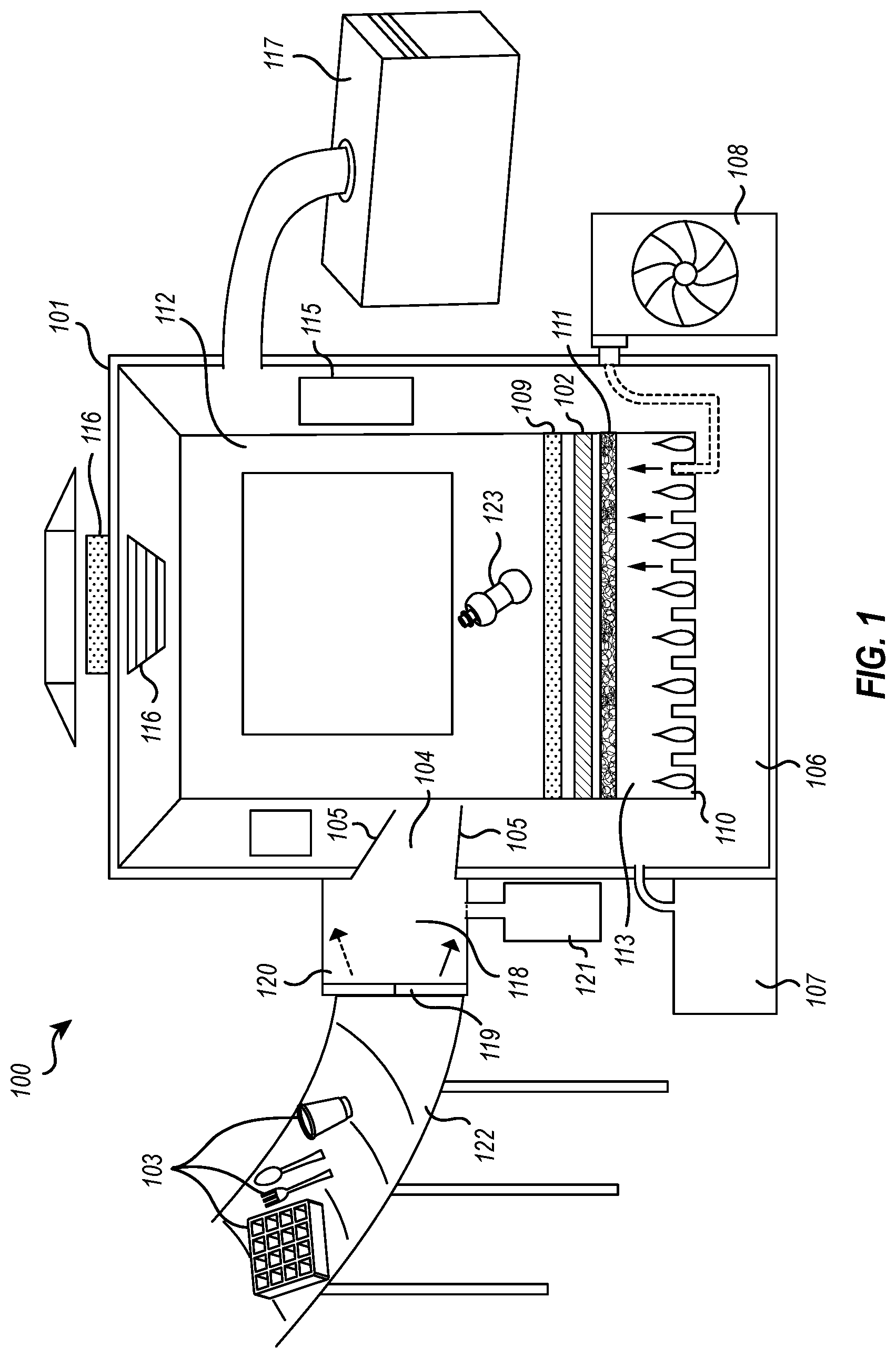 Patent US12097545 Figure 1 – Method for efficient collection and destruction of plastic waste in bodies of water