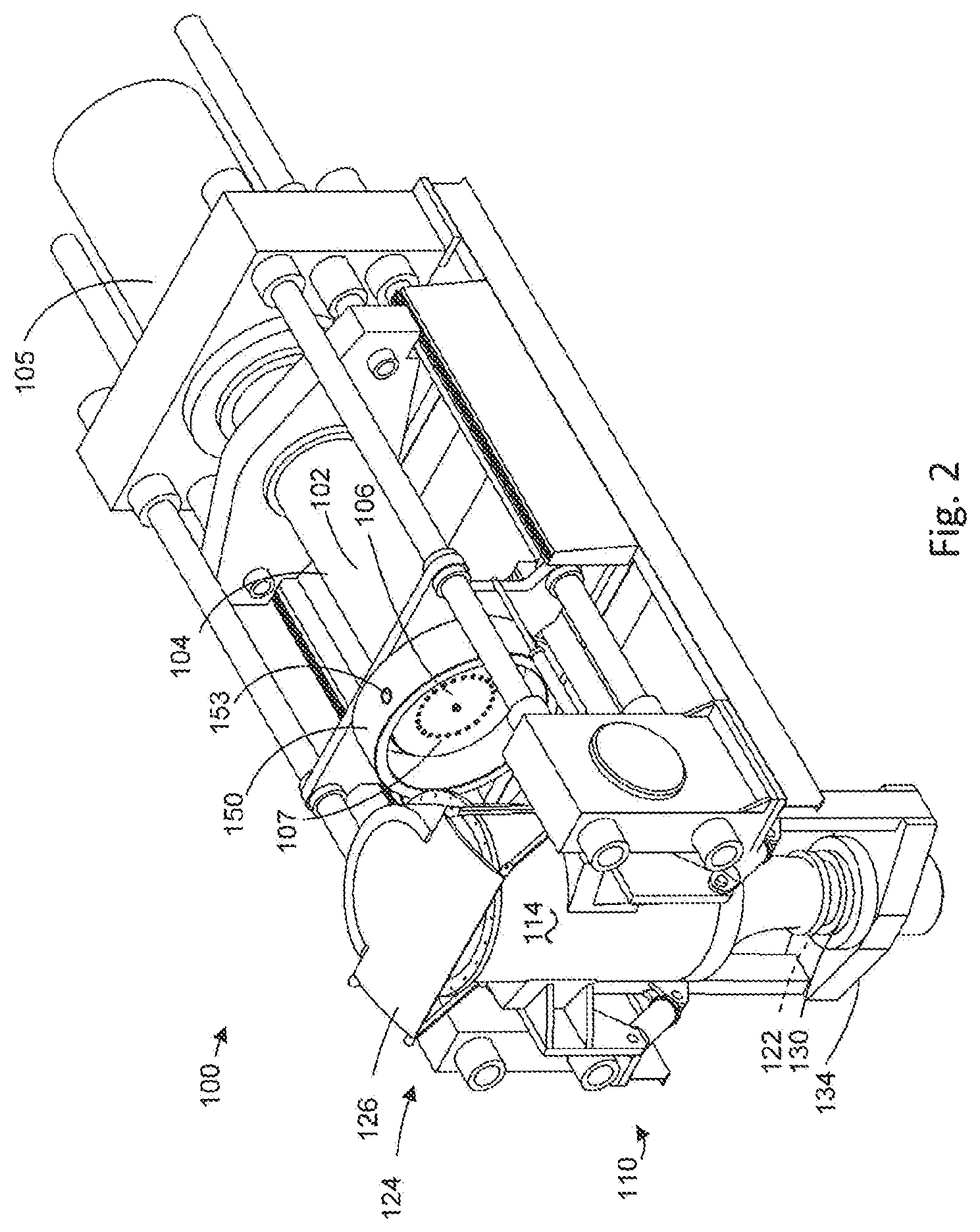 Patent US12097547 Figure 2 – Extrusion press and method of using