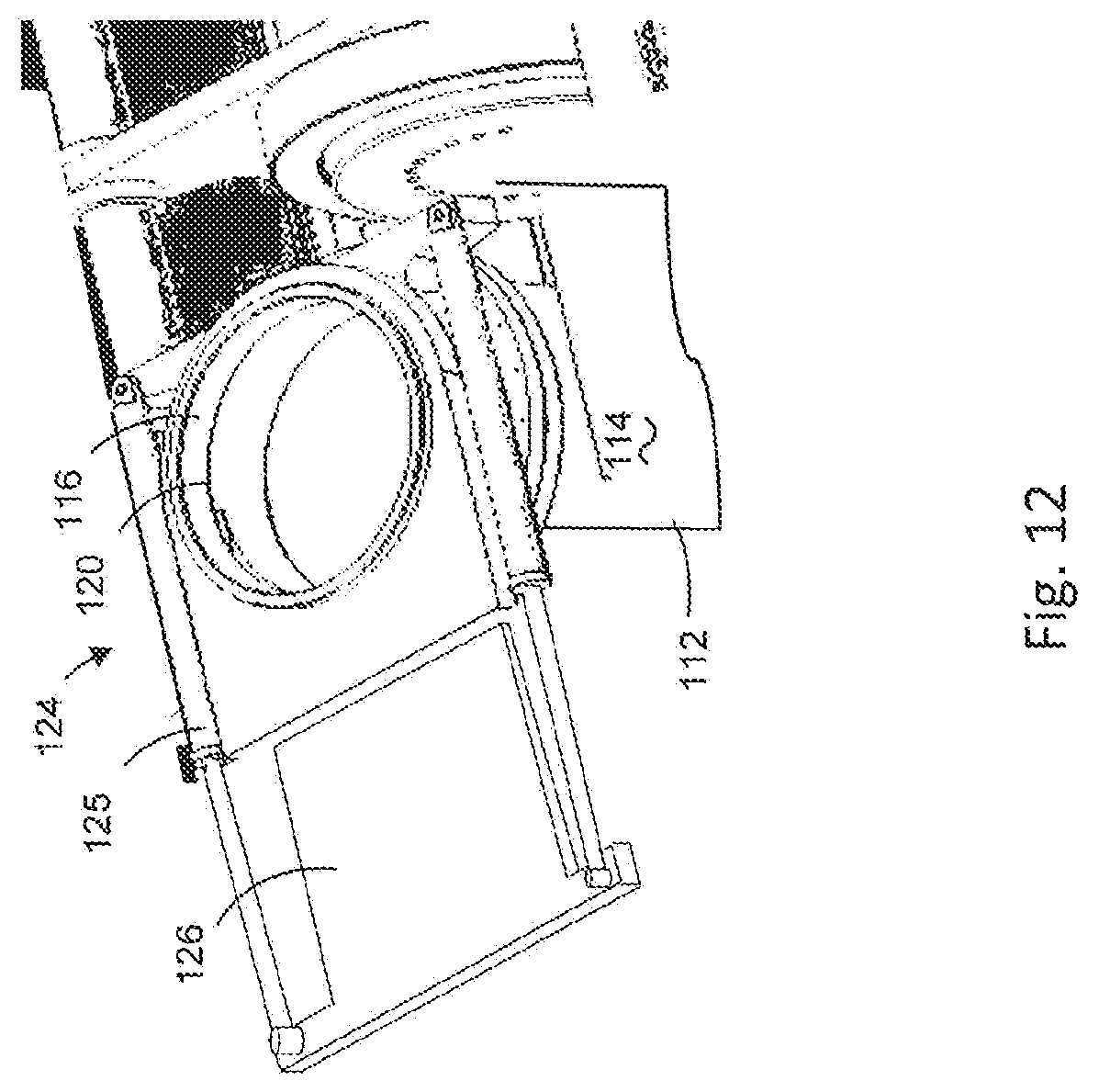 Patent US12097547 Figure 12 – Extrusion press and method of using