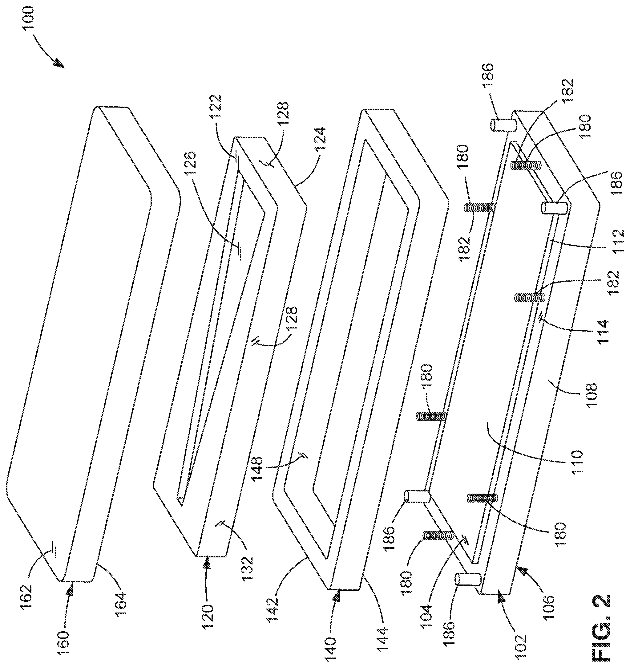 Patent US12097549 Figure 2 – Stamp-forming system and method