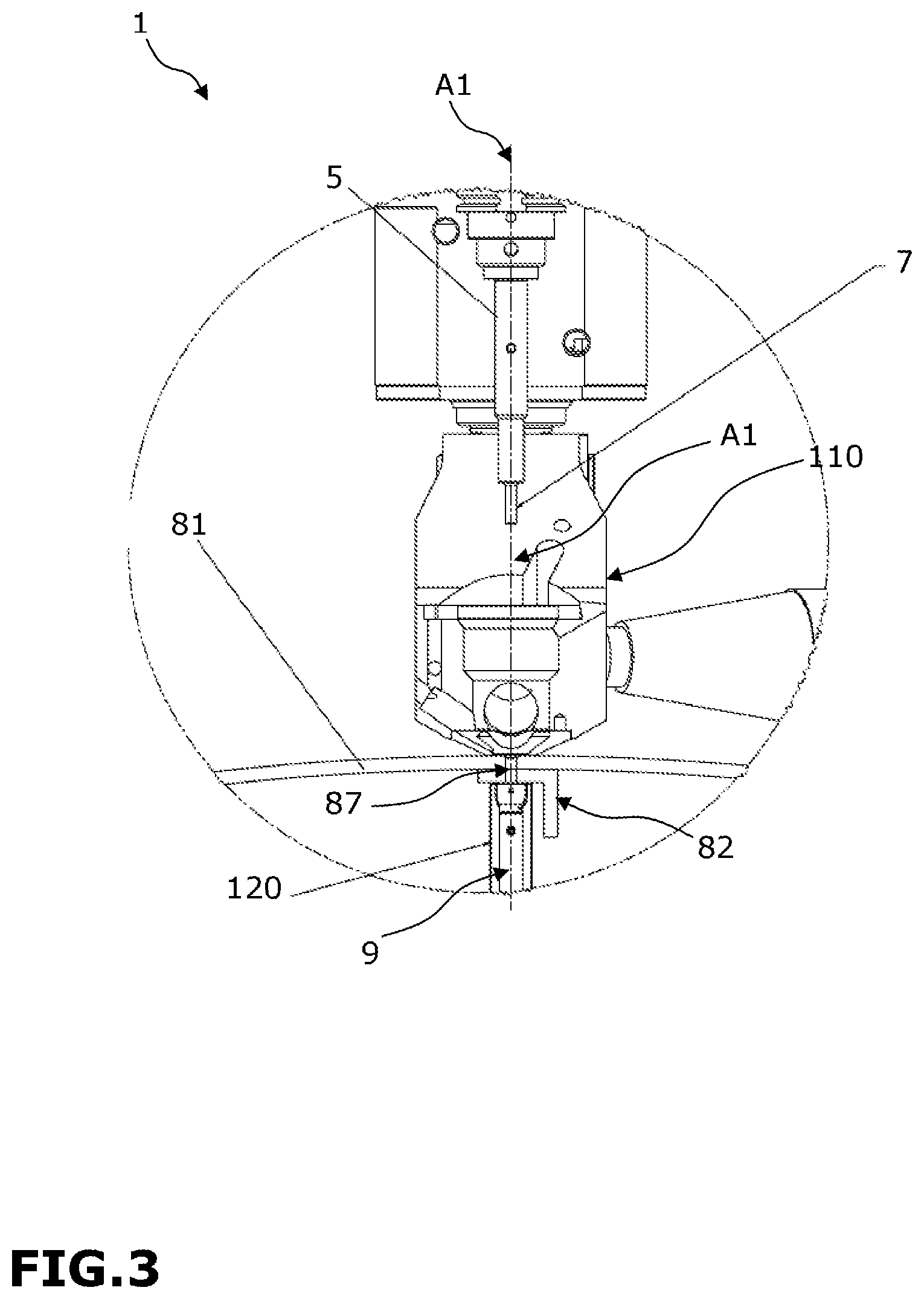 Patent US12097552 Figure 5 – Riveting machine and corresponding method