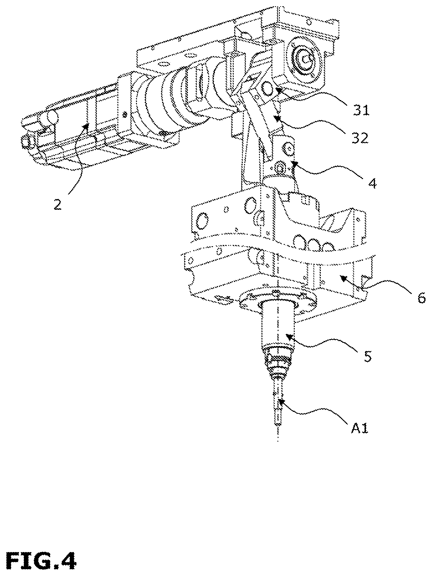 Patent US12097552 Figure 6 – Riveting machine and corresponding method