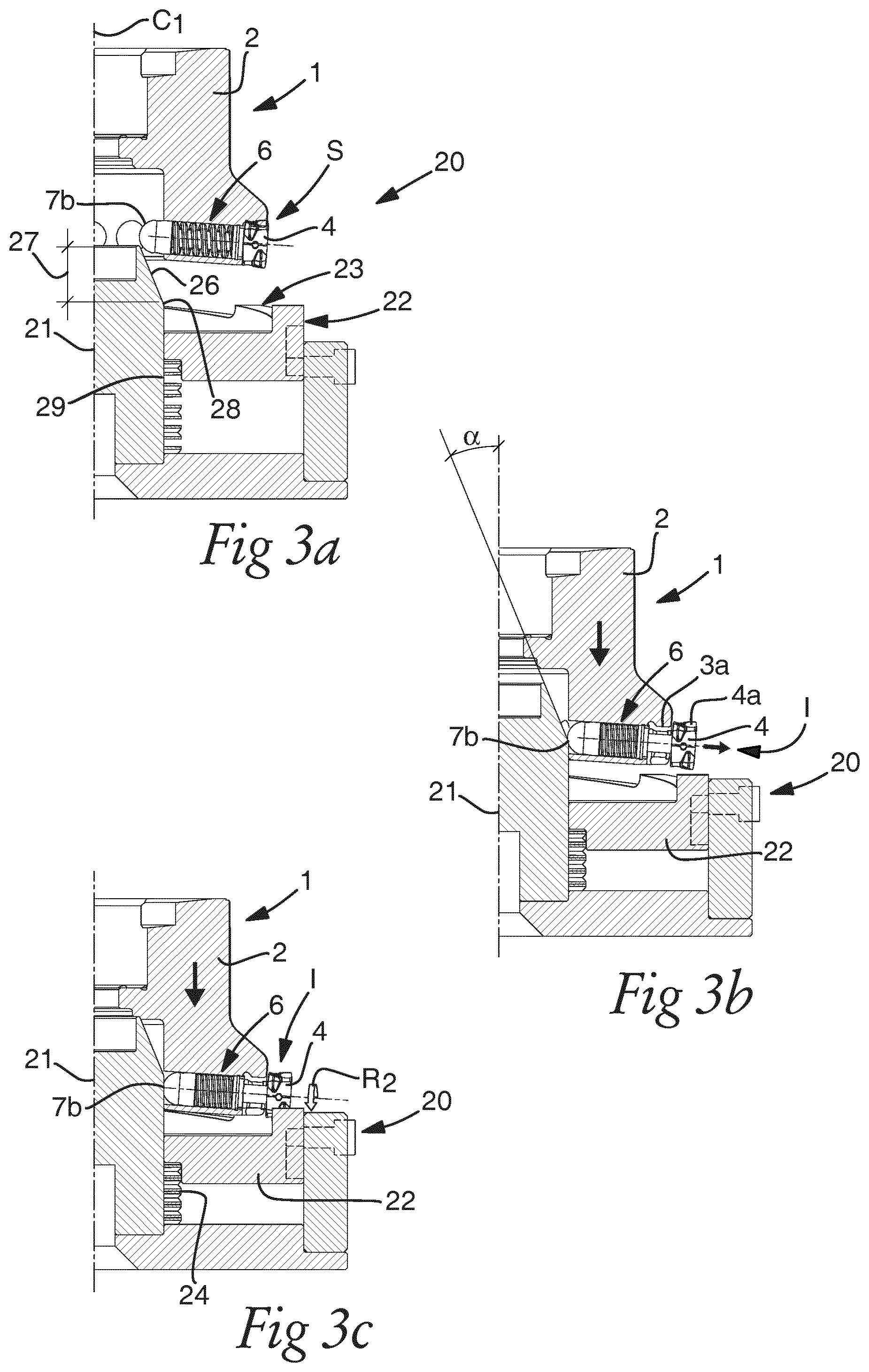 Patent US12097563 Figure 4 – Indexing system for a milling tool