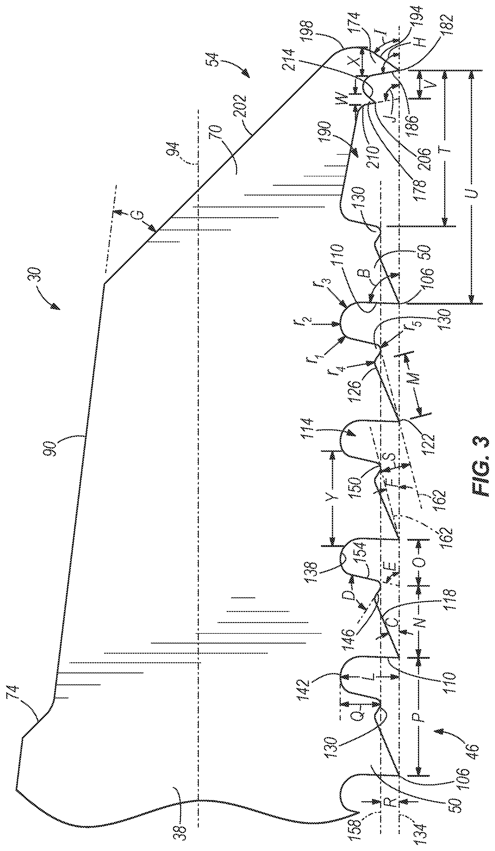 Patent US12097565 Figure 3 – Saw blade