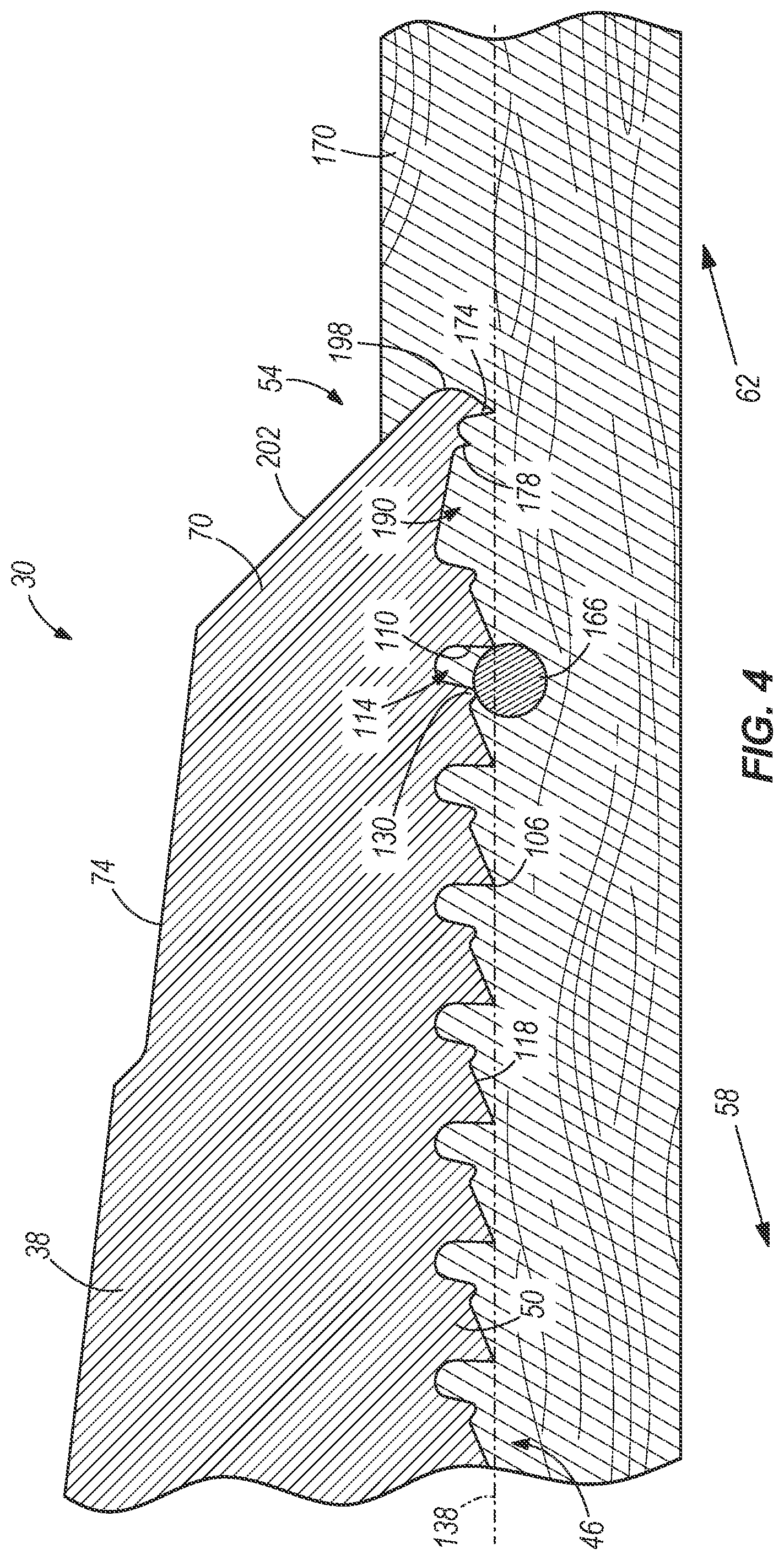 Patent US12097565 Figure 4 – Saw blade
