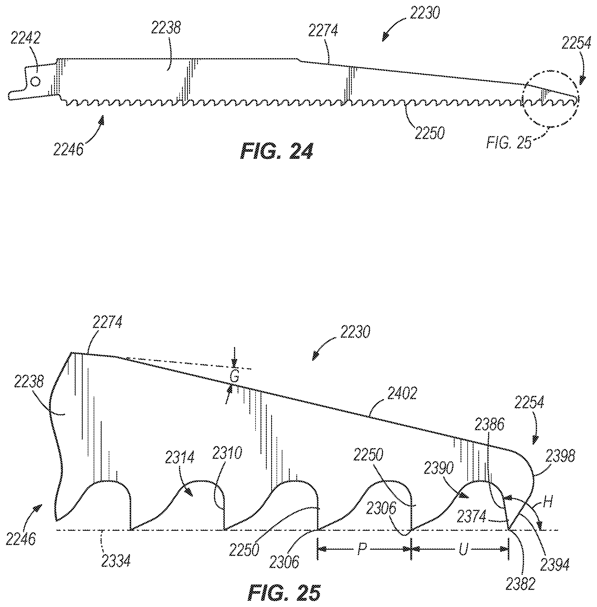 Patent US12097565 Figure 15 – Saw blade