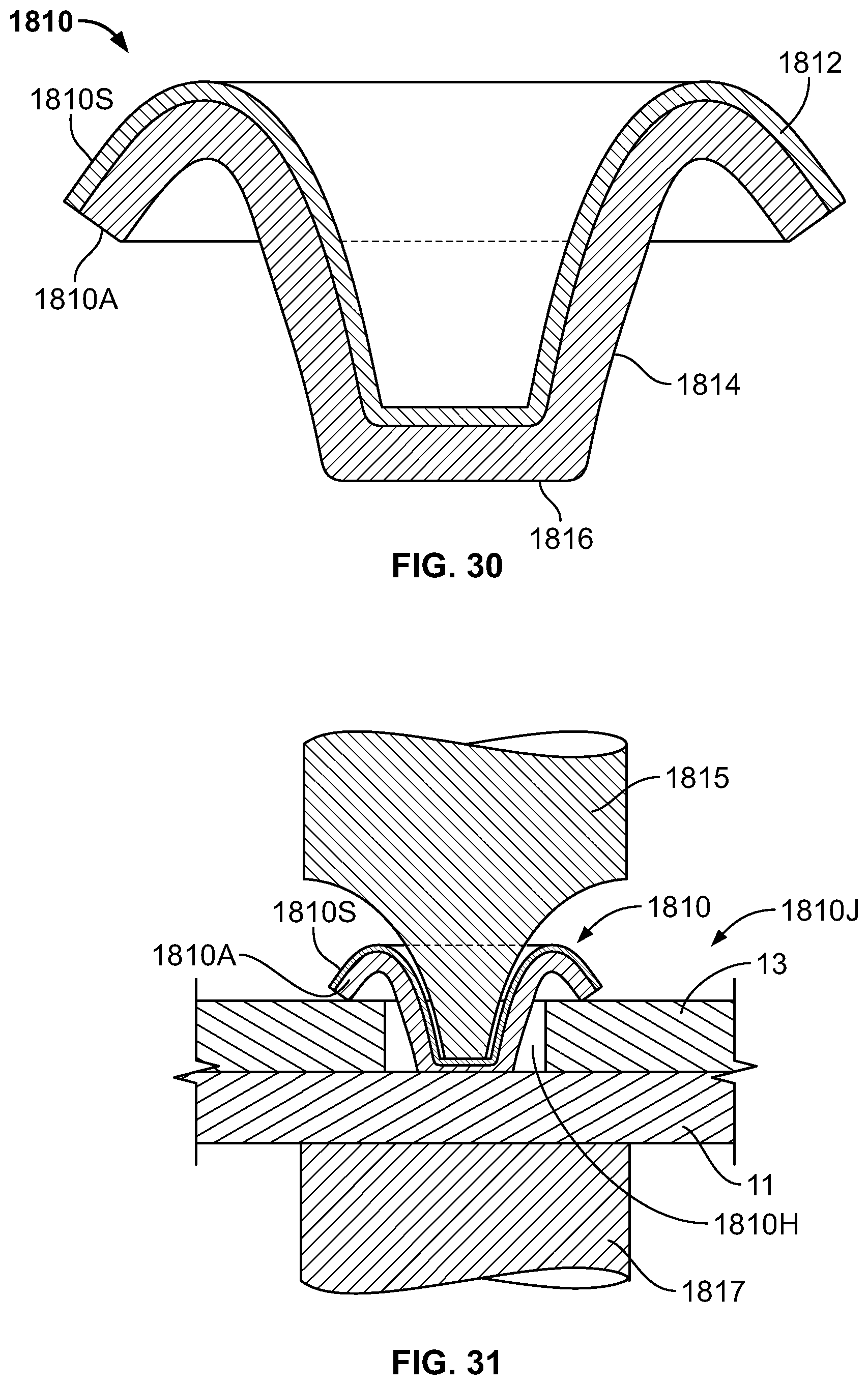 Patent US12097568 Figure 15 – Resistance welding fastener, apparatus and methods for joining similar and dissimilar materials
