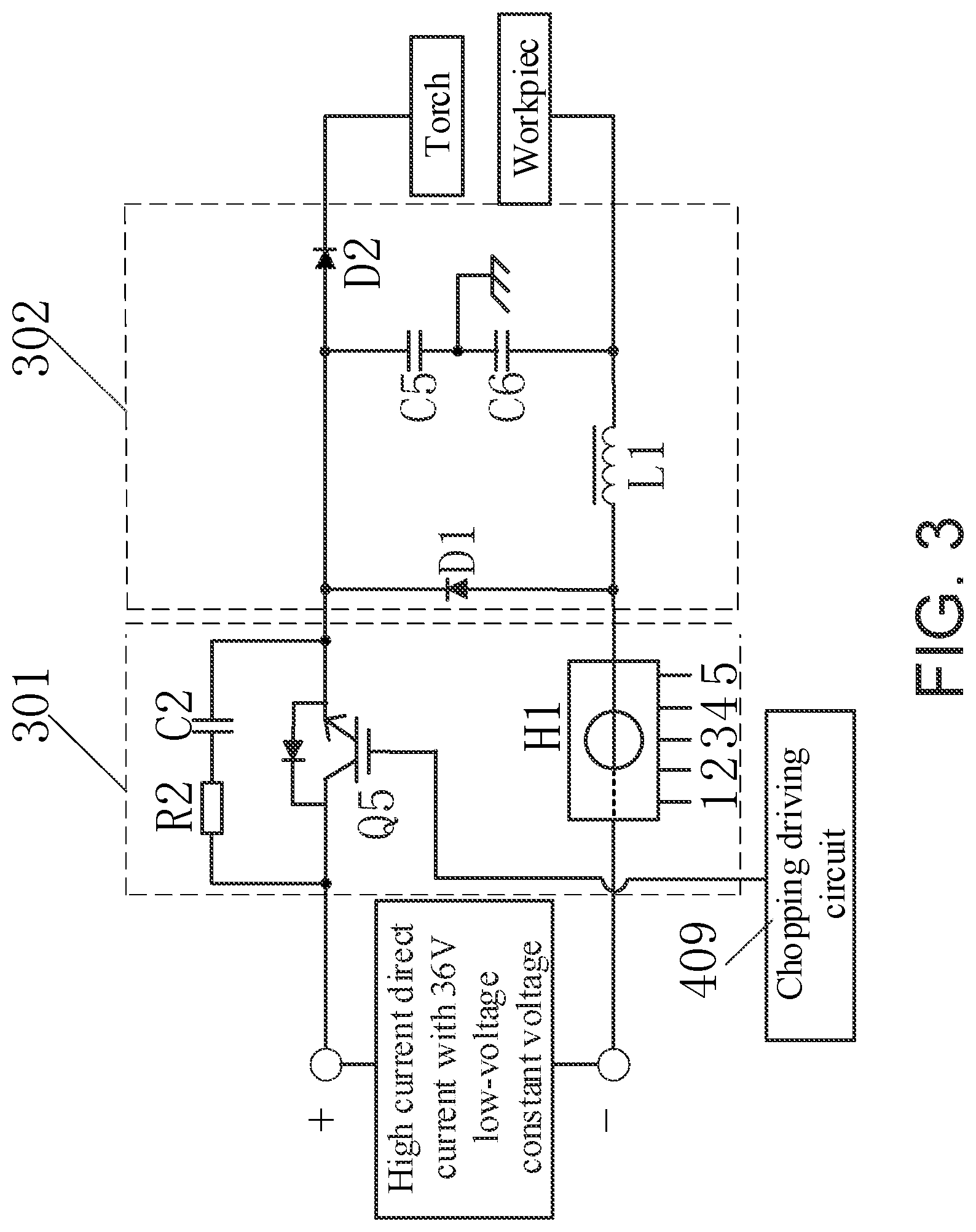 Patent US12097577 Figure 3 – Split-type multifunctional underwater arc welding power supply and operating method thereof
