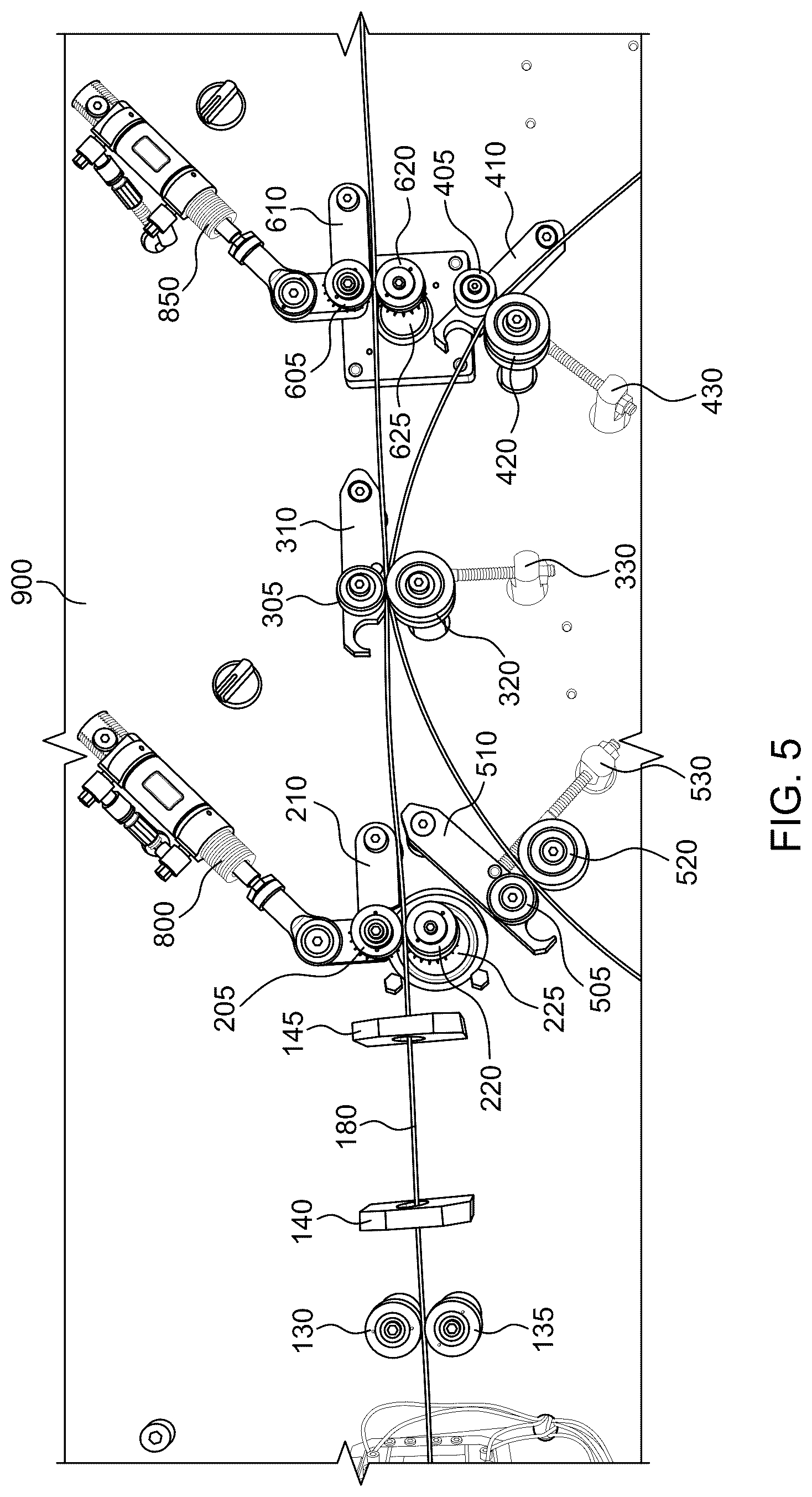 Patent US12097578 Figure 5 – Metal wire feeding system