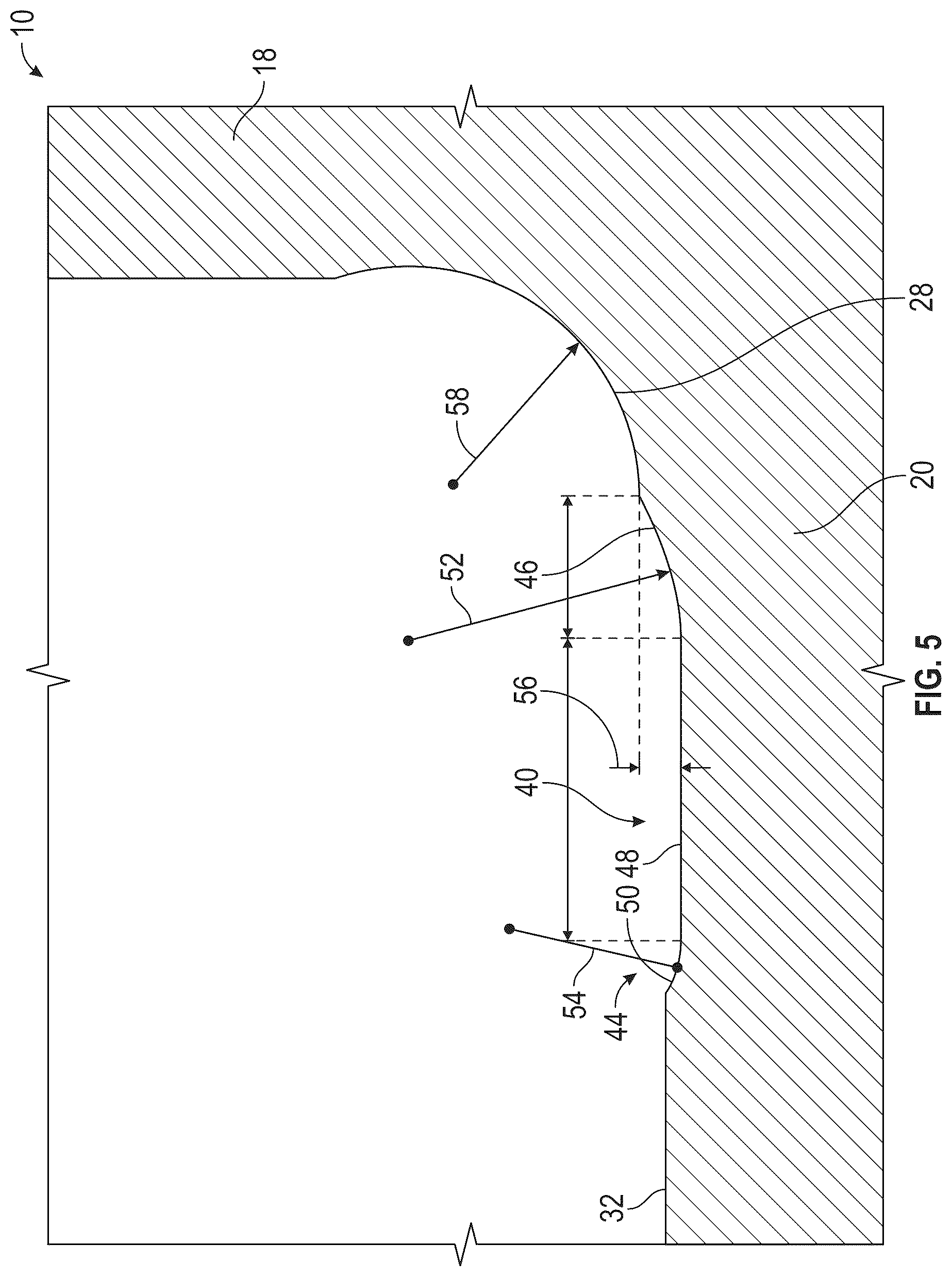 Patent US12097582 Figure 5 – Crankshaft repair system and method
