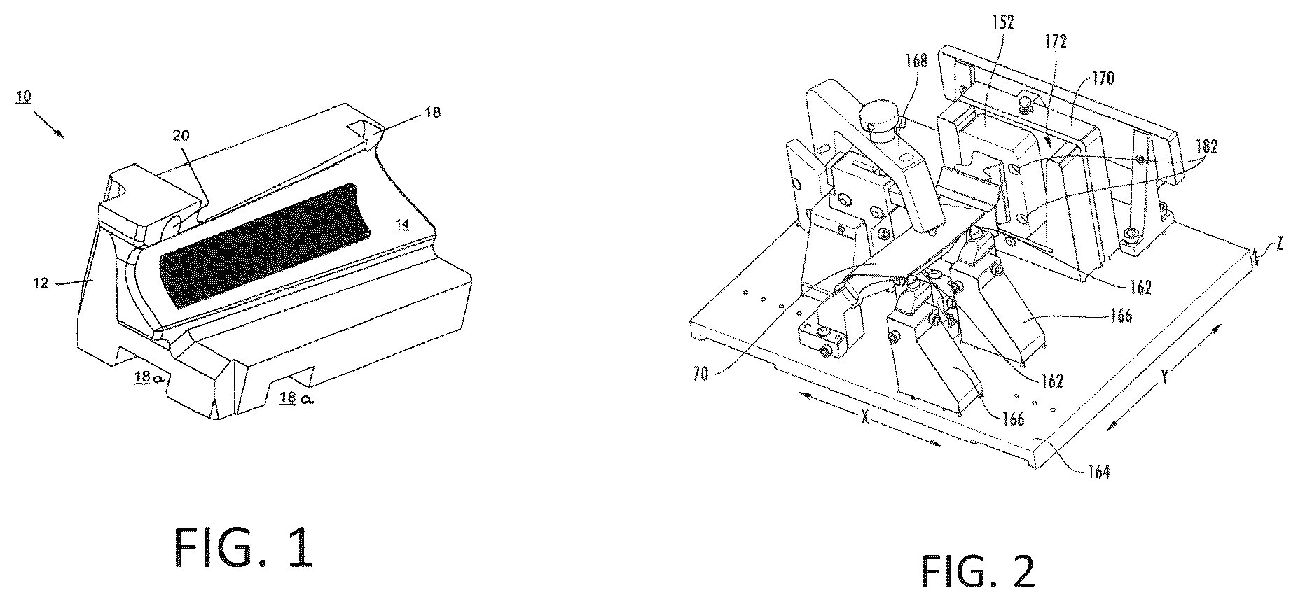 Patent US12097586 Figure 1 – Apparatus, method and system to temporarily hold a workpiece during manufacturing using adhesive attachment
