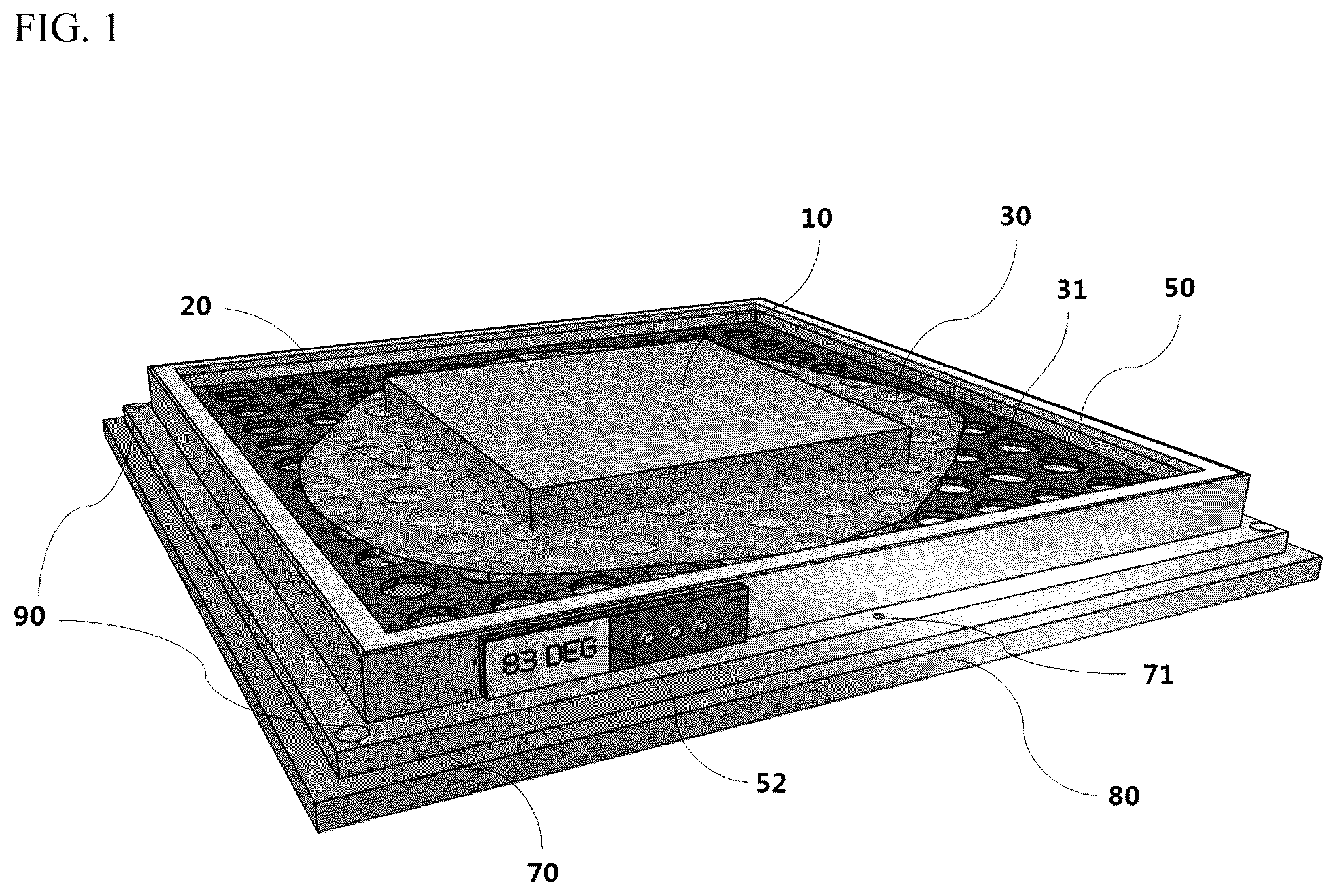 Patent US12097587 Figure 1 – Cured silicone based workholding method and apparatus for milling machines