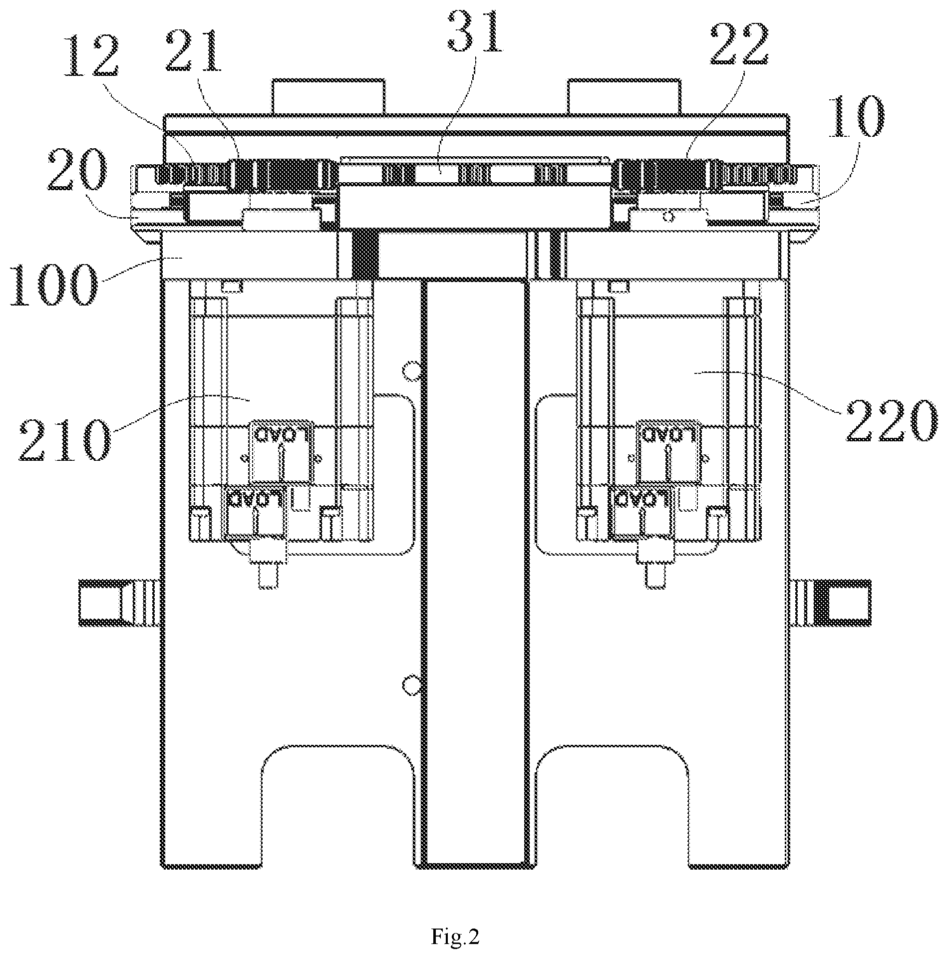 Patent US12097588 Figure 2 – Carrier transmission device, transmission system and carrier transmission method