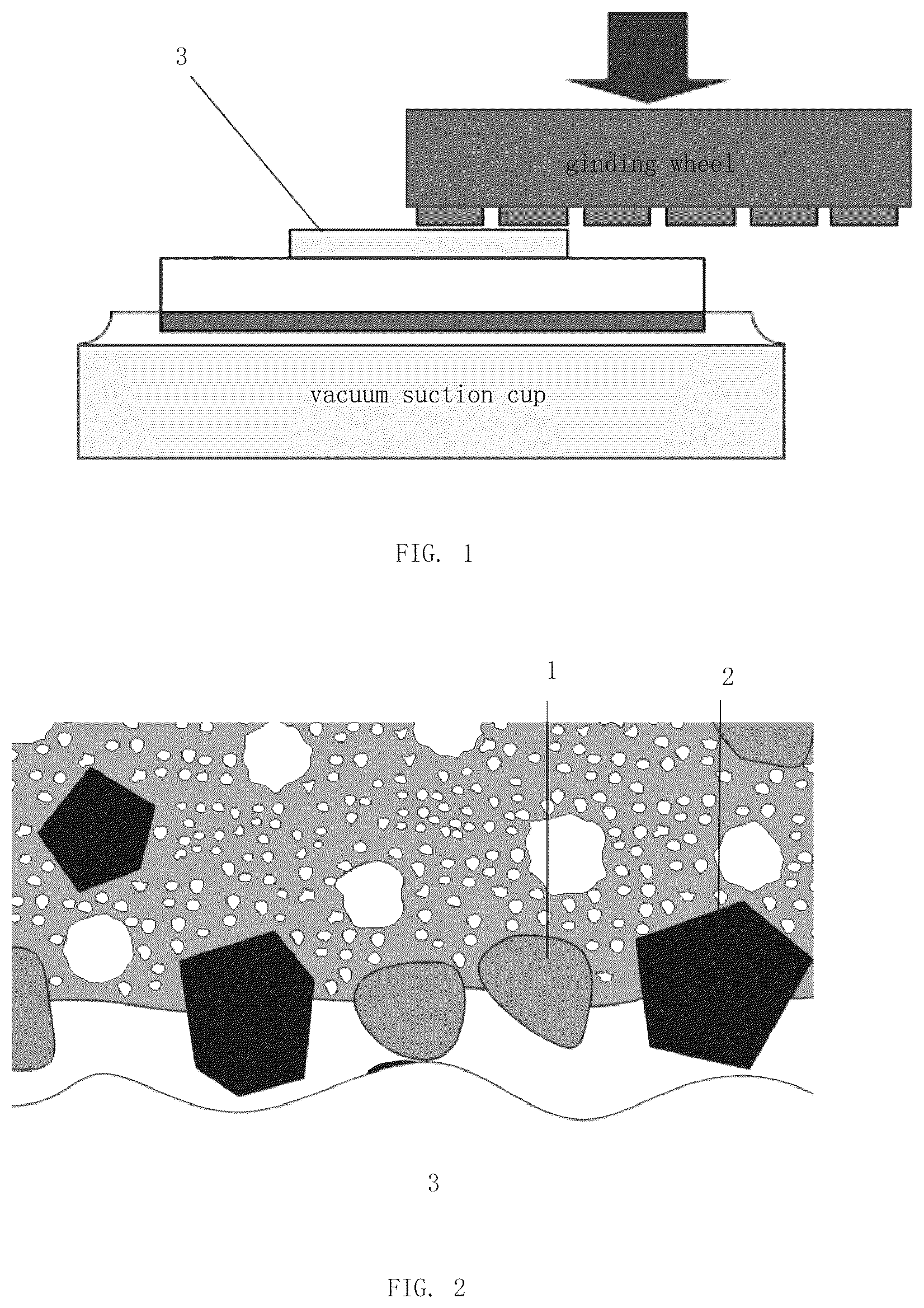 Patent US12097589 Figure 1 – Method for grinding single-crystal diamond