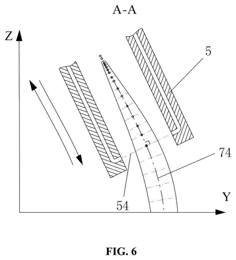 Patent US12097590 Figure 4 – Water jet strengthening and polishing integrated system and method for blades of blisk