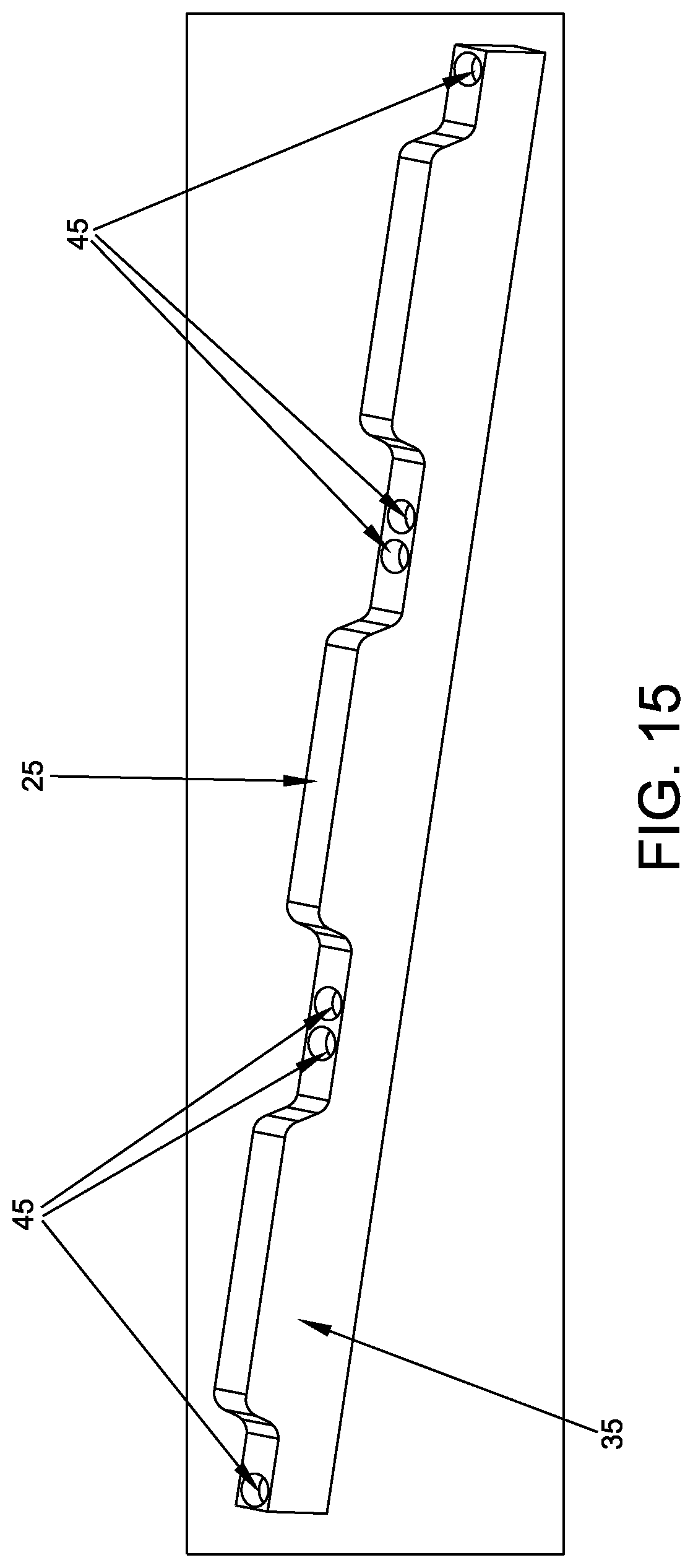 Patent US12097594 Figure 12 – Modular fixture plate system for positioning a workpiece during a manufacturing and/or inspection process