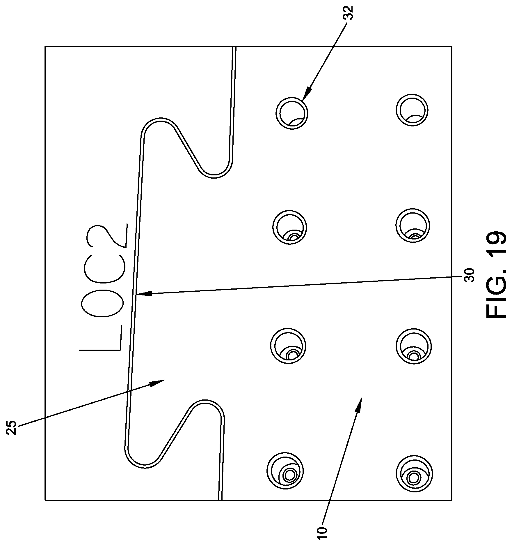 Patent US12097594 Figure 16 – Modular fixture plate system for positioning a workpiece during a manufacturing and/or inspection process