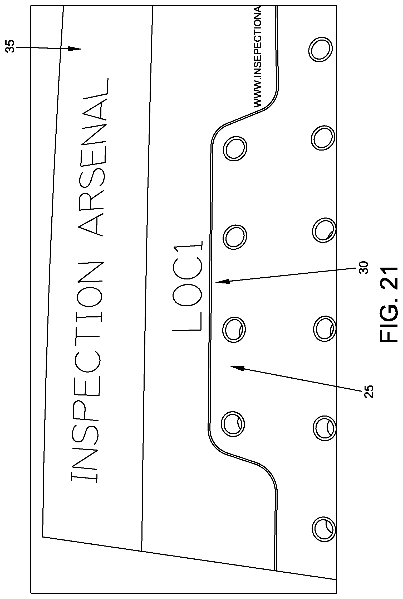 Patent US12097594 Figure 18 – Modular fixture plate system for positioning a workpiece during a manufacturing and/or inspection process