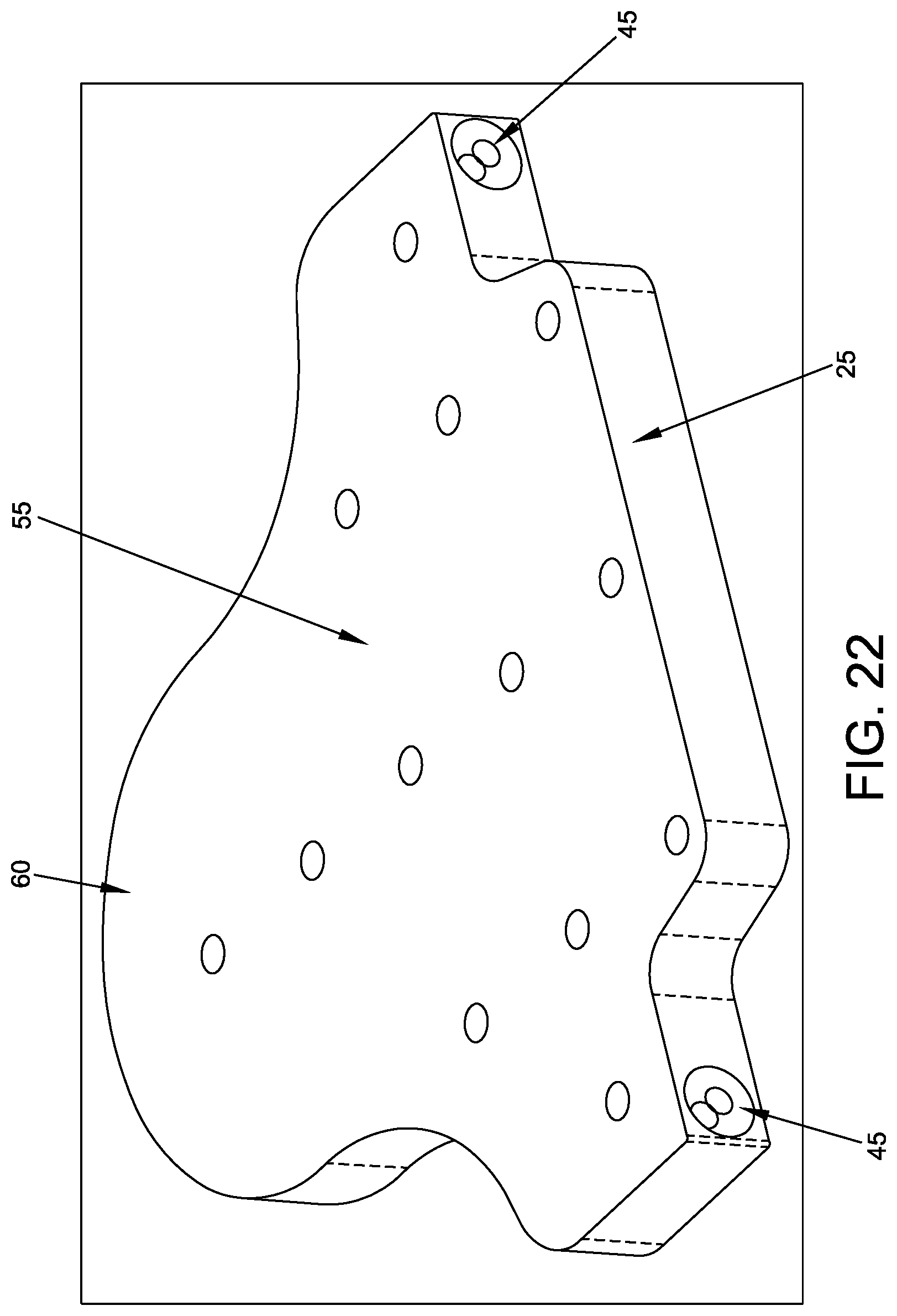 Patent US12097594 Figure 19 – Modular fixture plate system for positioning a workpiece during a manufacturing and/or inspection process