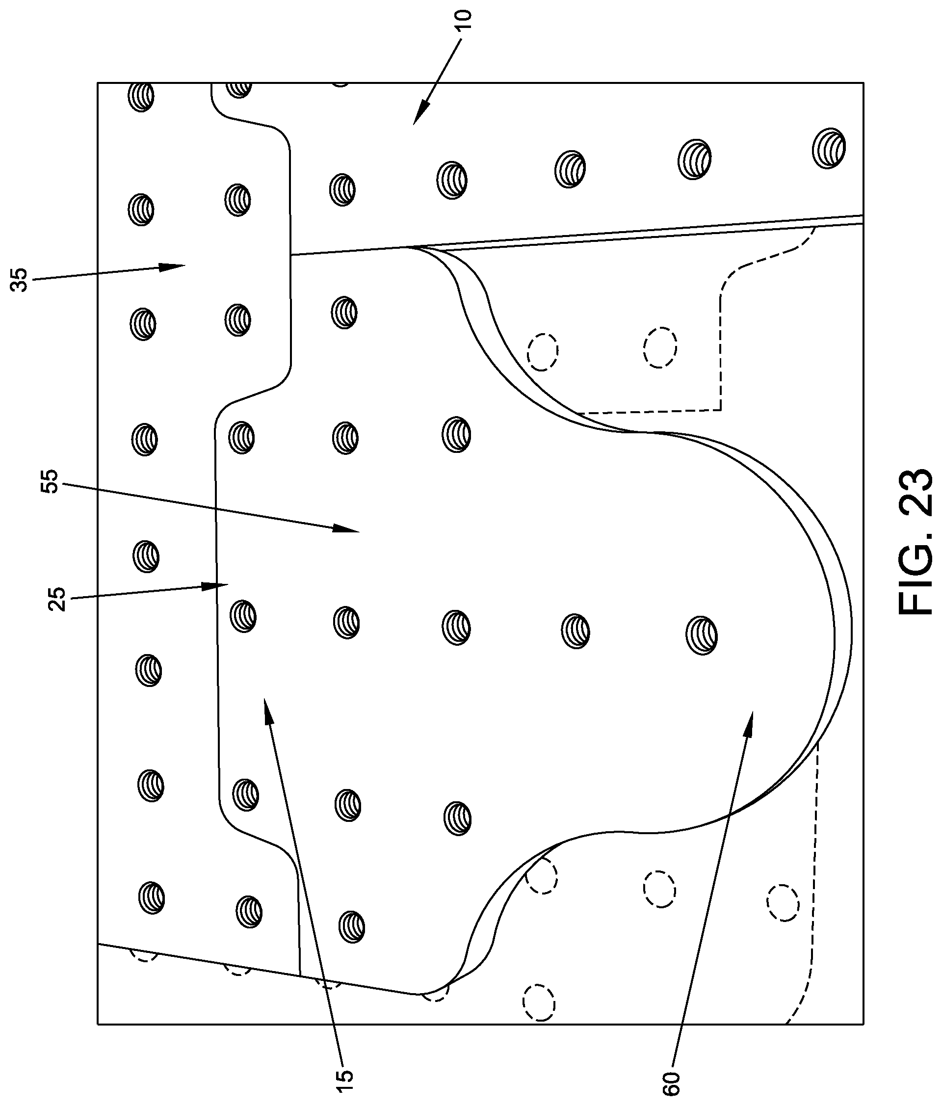 Patent US12097594 Figure 20 – Modular fixture plate system for positioning a workpiece during a manufacturing and/or inspection process
