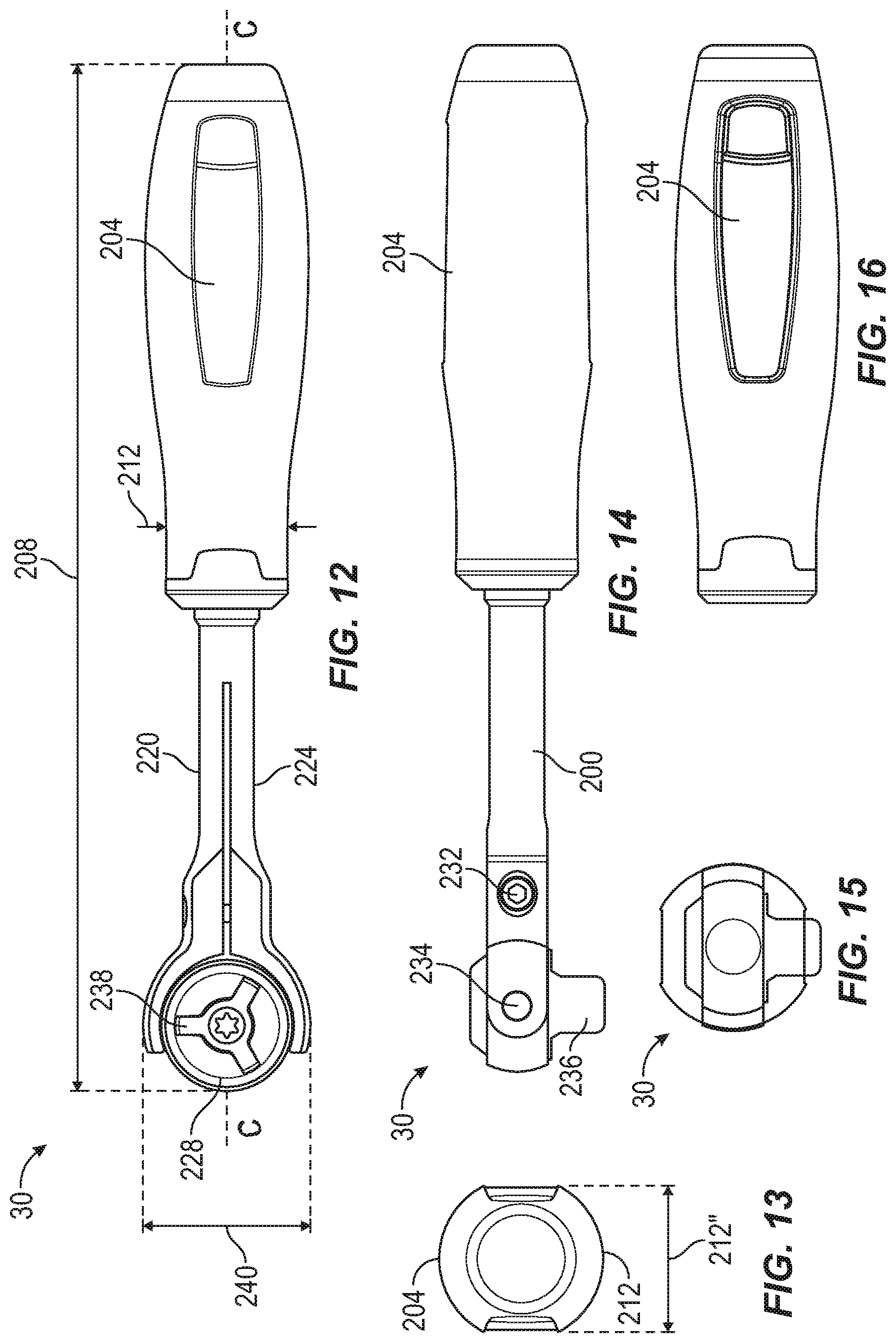 Patent US12097595 Figure 8 – Ratchet, ratchet accessory, and kit including the same