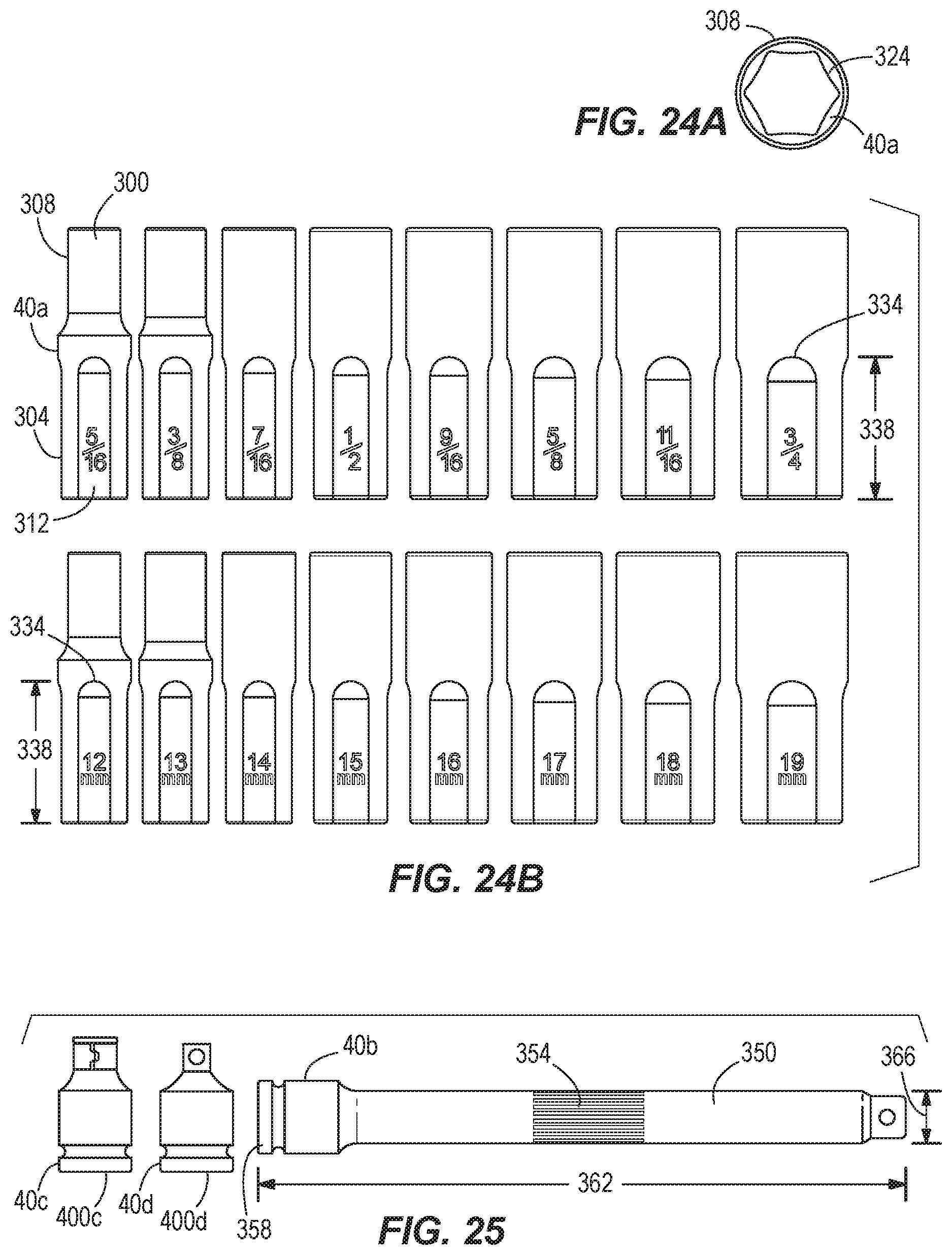 Patent US12097595 Figure 11 – Ratchet, ratchet accessory, and kit including the same