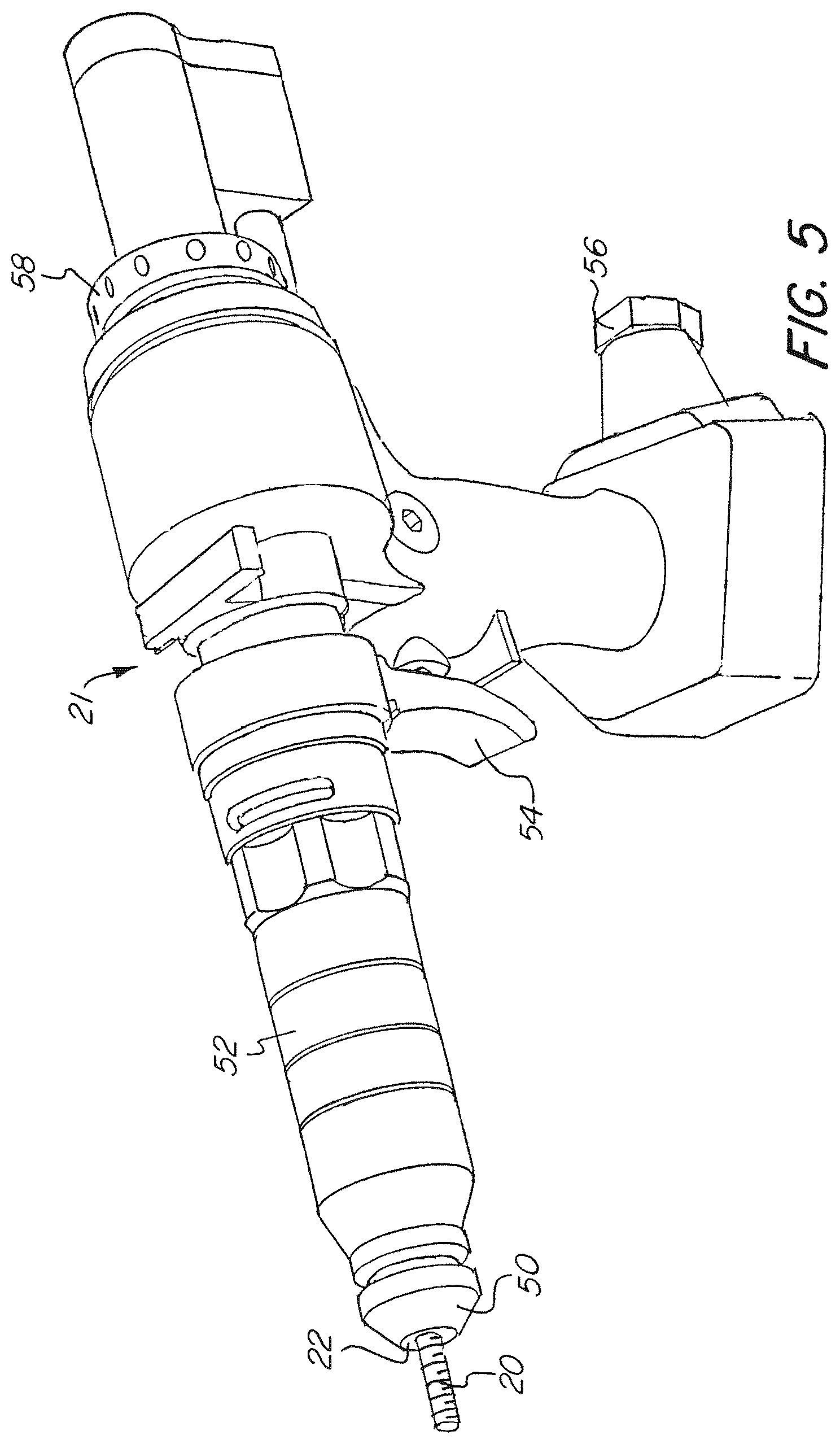 Patent US12097598 Figure 5 – System and method for installing a manifold plug