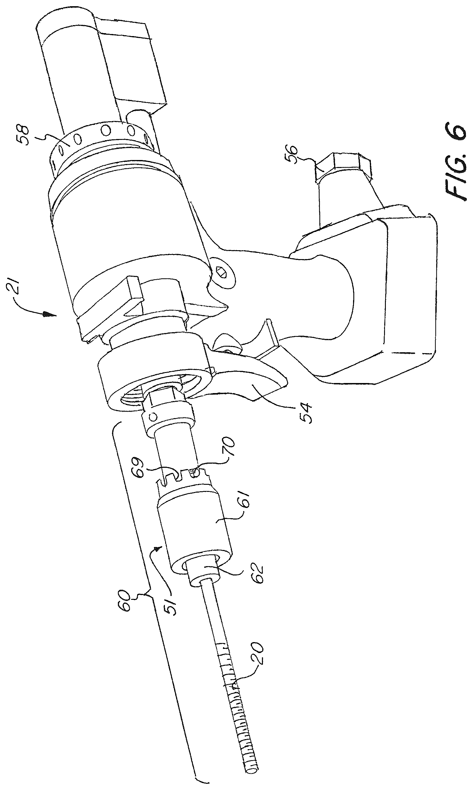 Patent US12097598 Figure 6 – System and method for installing a manifold plug