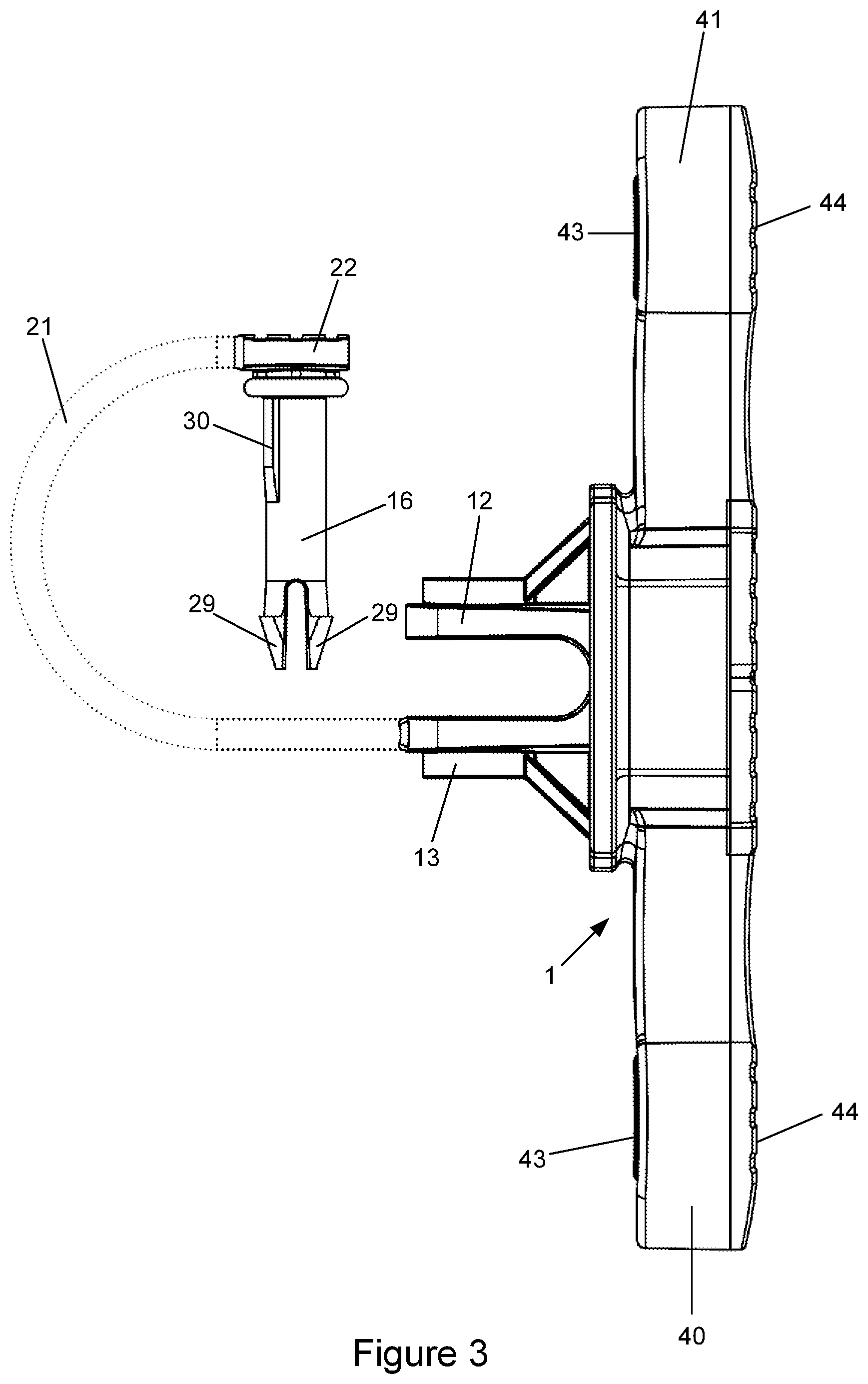 Patent US12097600 Figure 3 – Tool and tool attachment