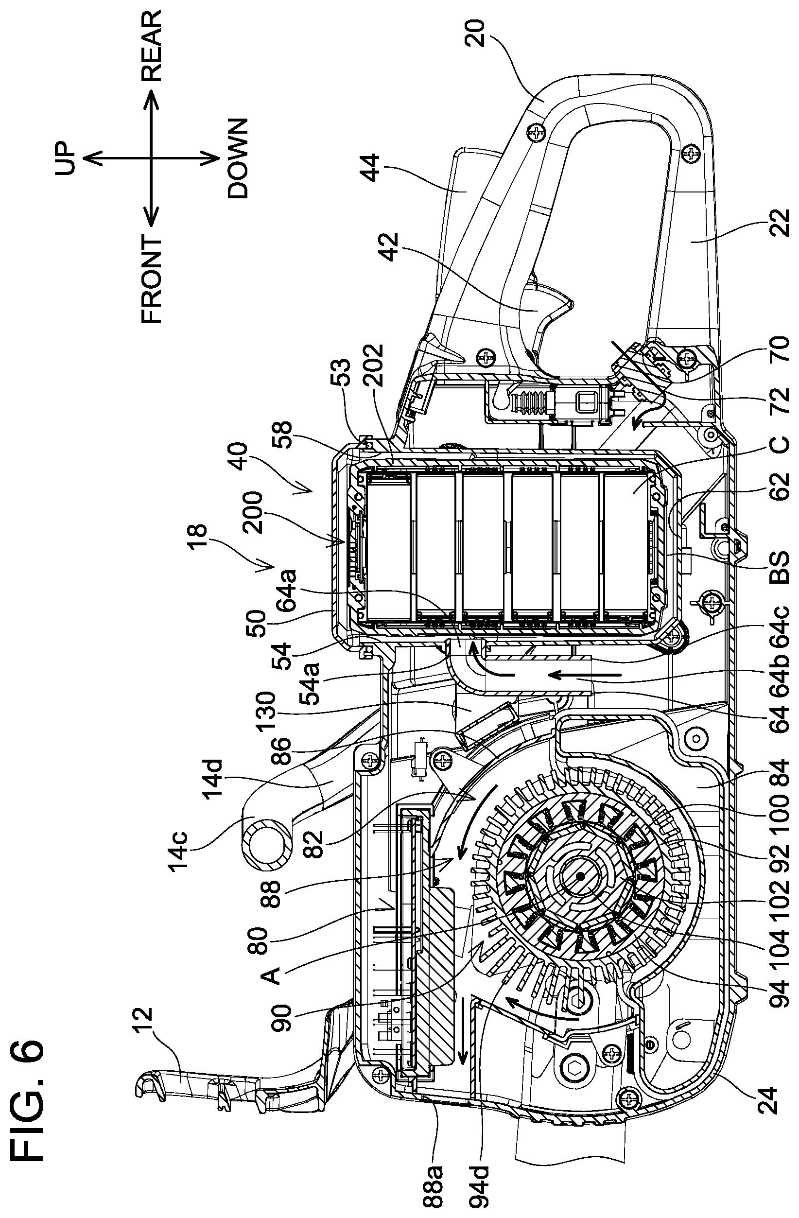 Patent US12097601 Figure 6 – Working machine