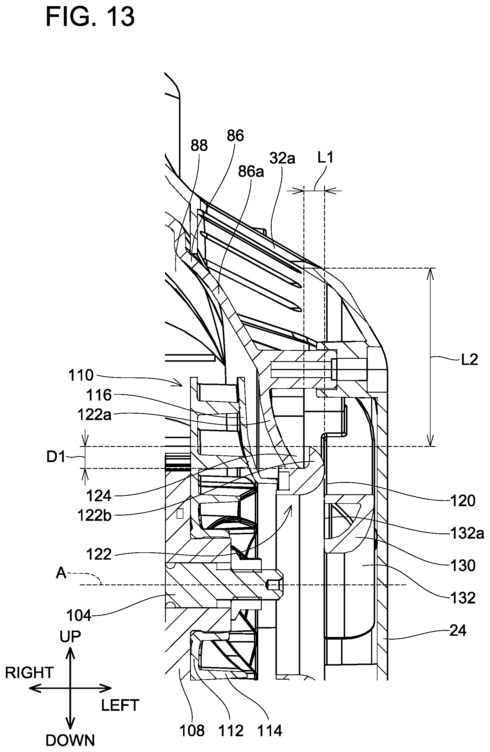 Patent US12097601 Figure 13 – Working machine