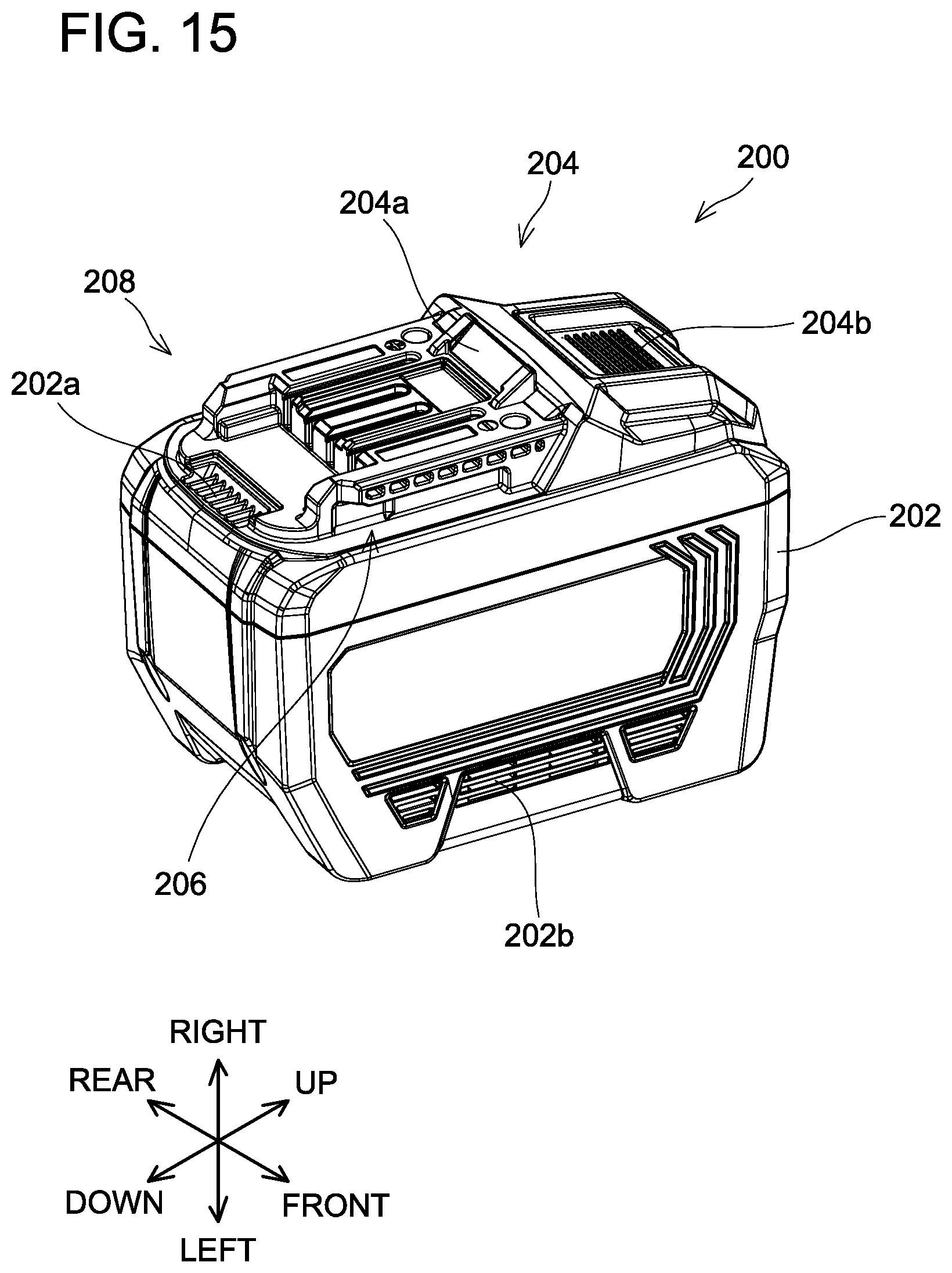 Patent US12097601 Figure 15 – Working machine