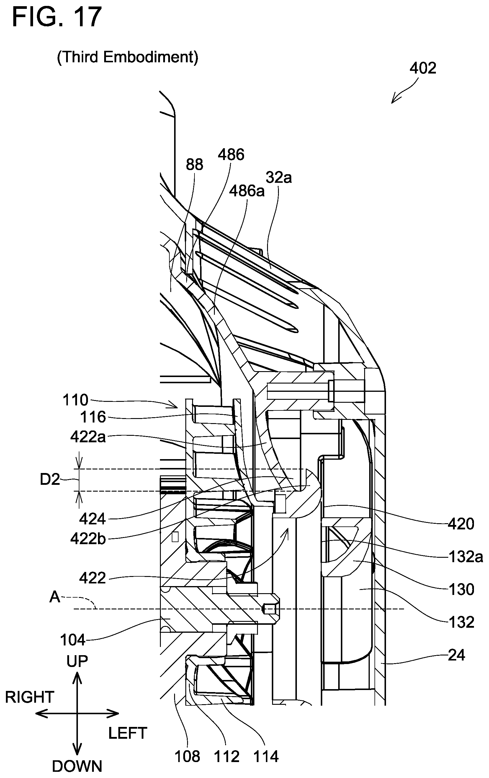 Patent US12097601 Figure 17 – Working machine