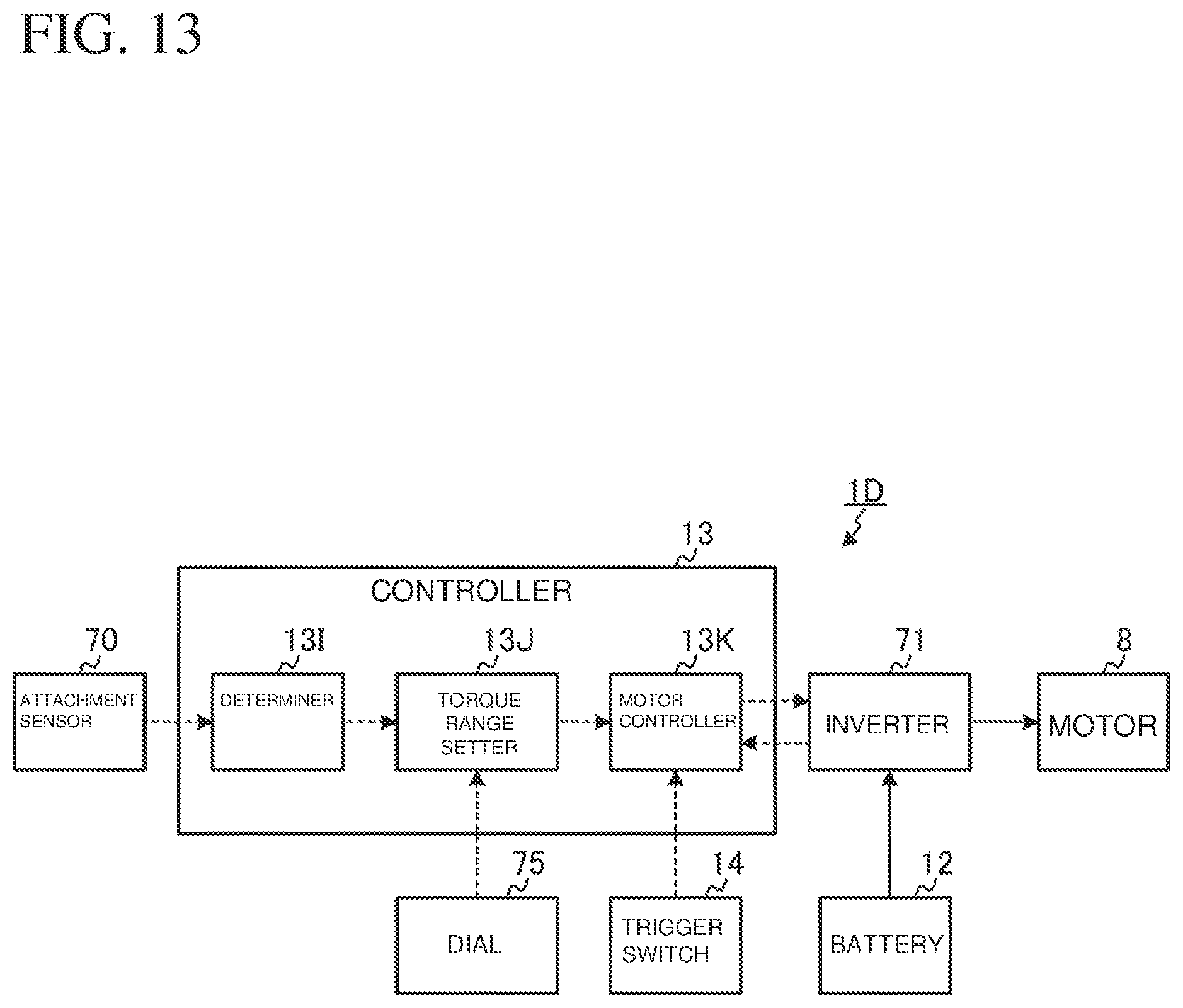 Patent US12097604 Figure 13 – Electric power tool and auxiliary handle