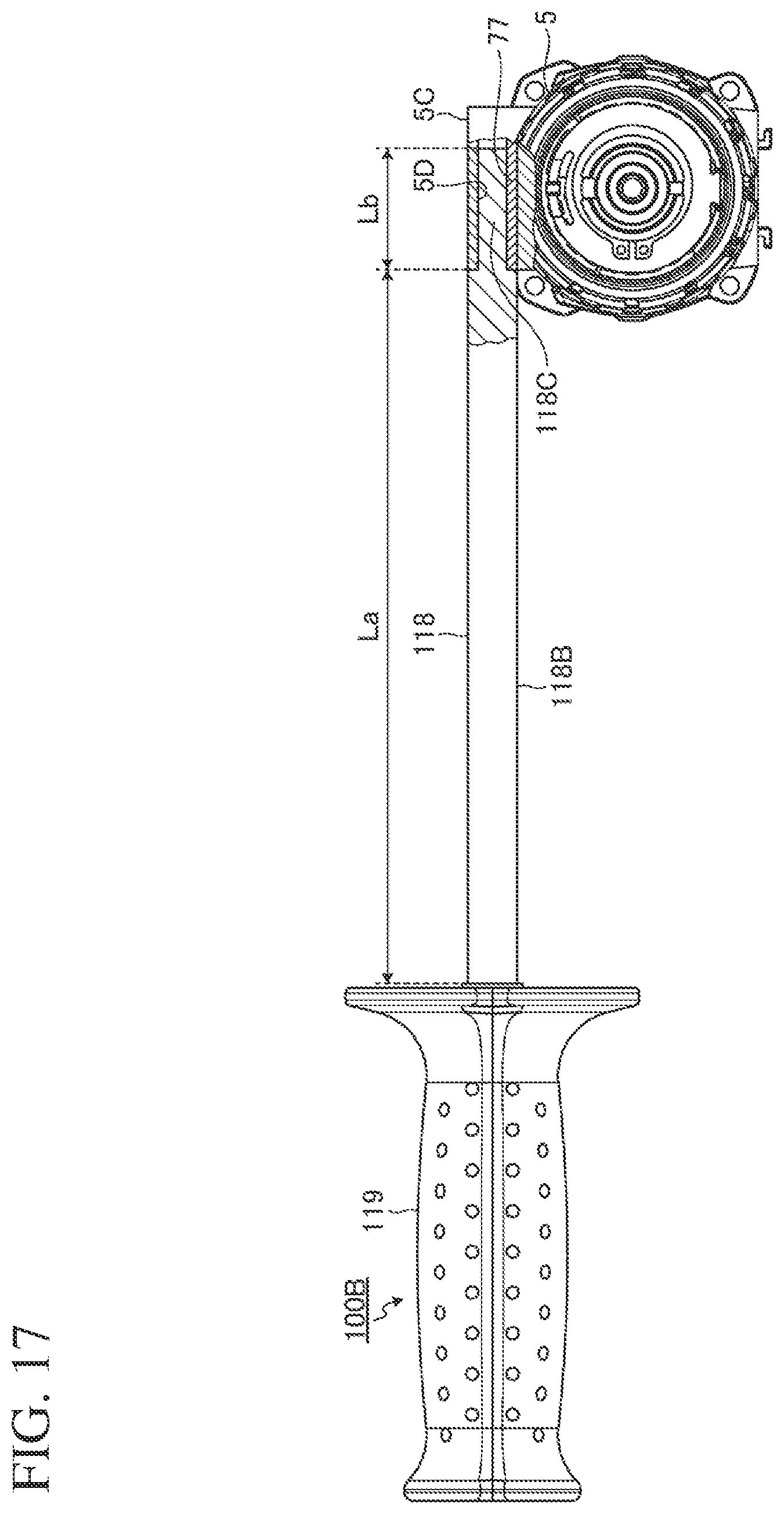 Patent US12097604 Figure 17 – Electric power tool and auxiliary handle