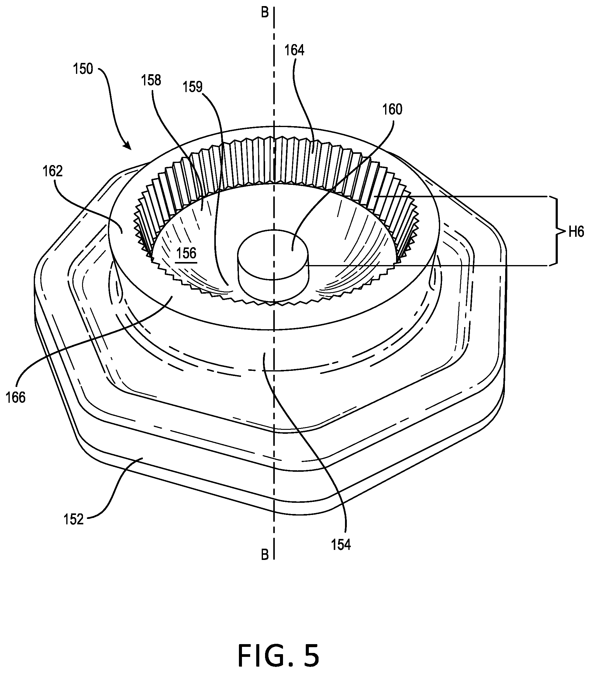 Patent US12097605 Figure 4 – Adapter for a rotary device