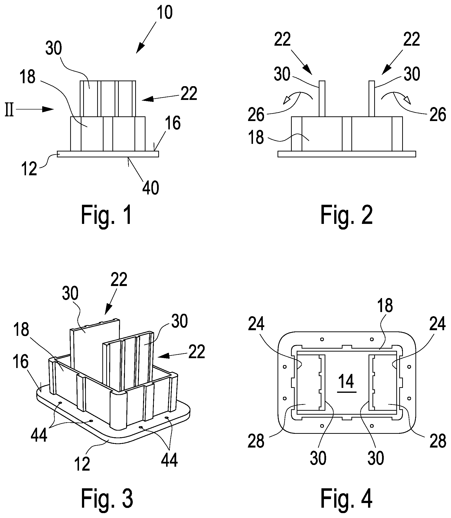 Patent US12097606 Figure 1 – Bicycle transport container as well as rolling element for a bicycle transport container