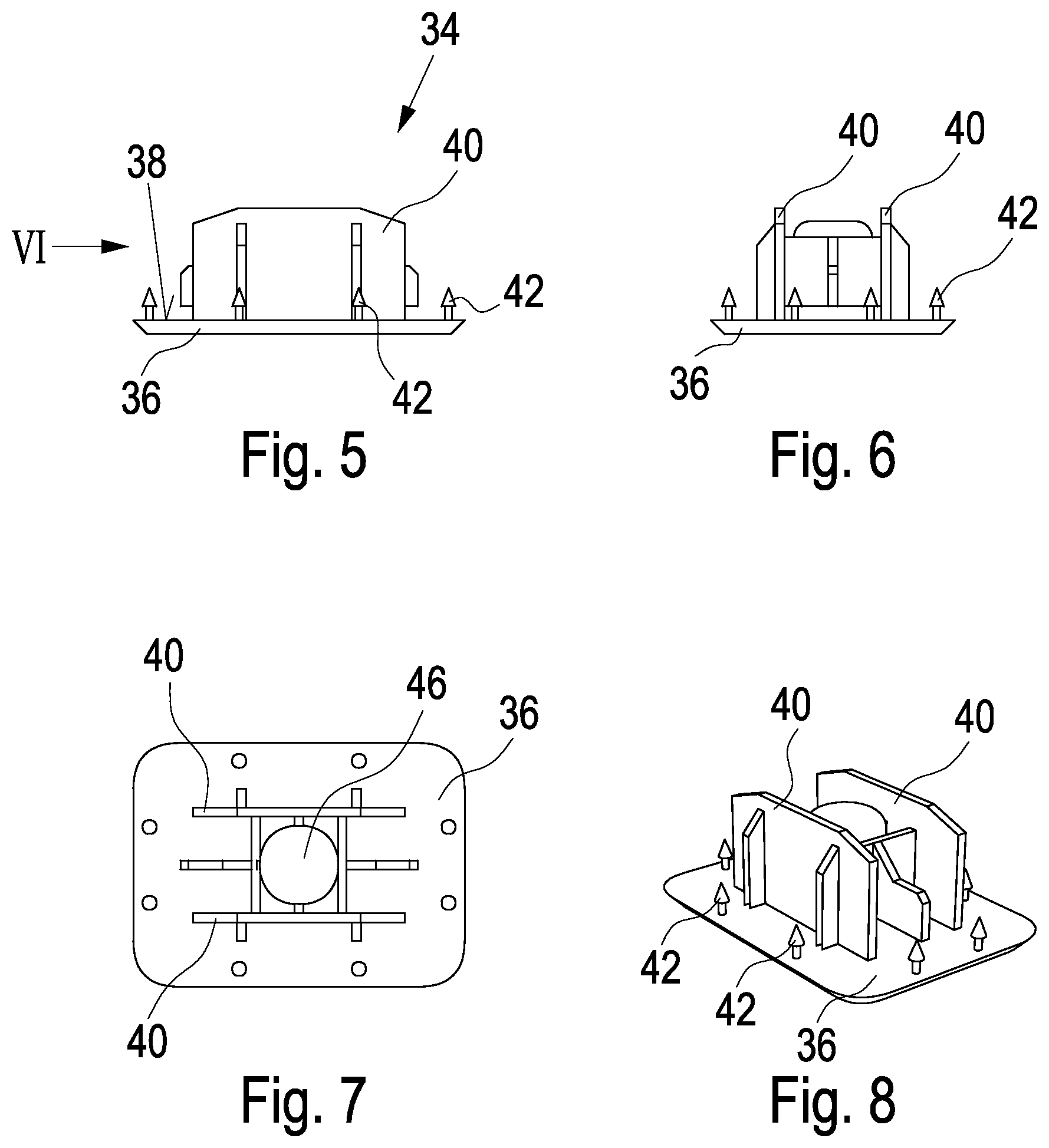 Patent US12097606 Figure 2 – Bicycle transport container as well as rolling element for a bicycle transport container