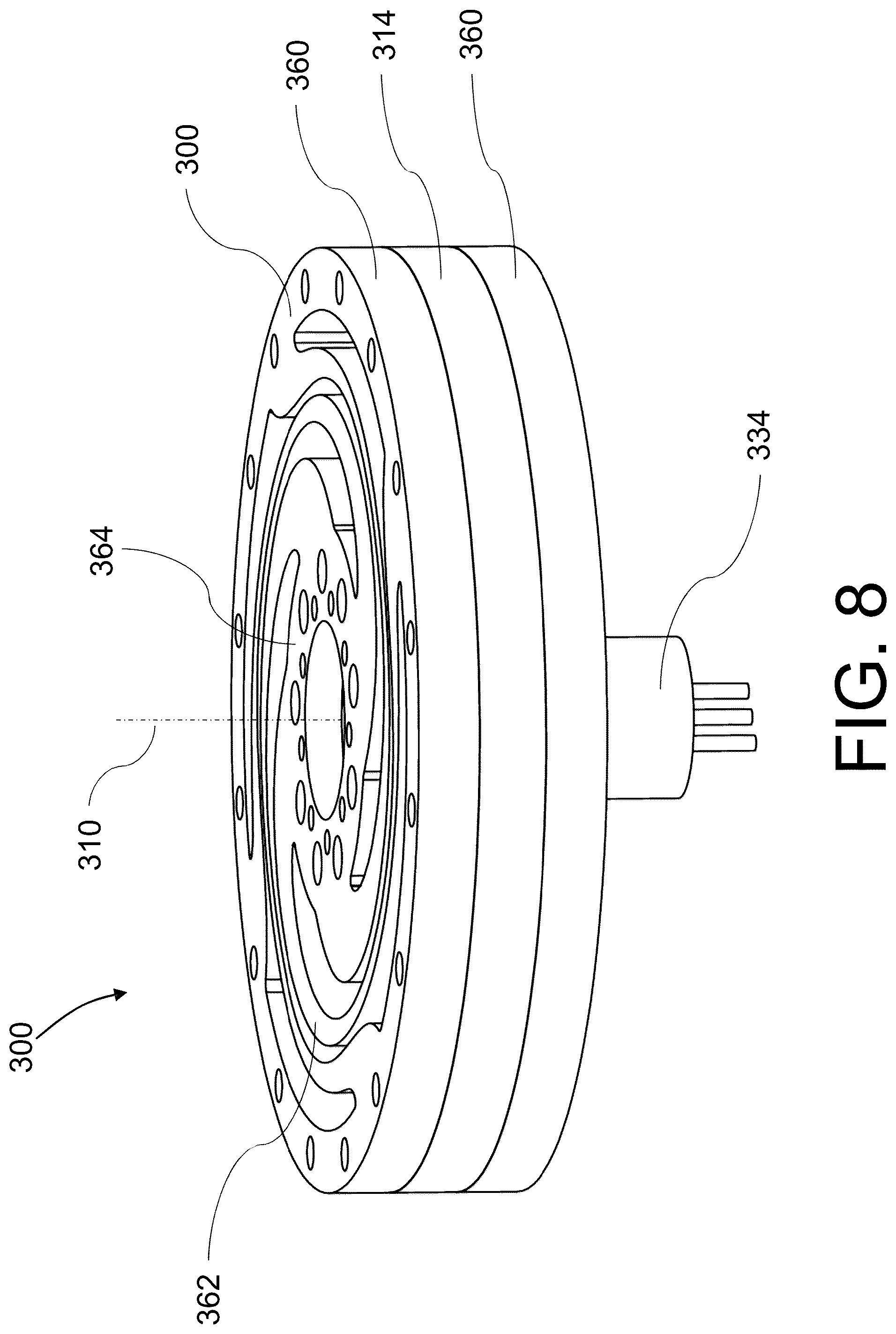 Patent US12097610 Figure 8 – Torsional series elastic actuator