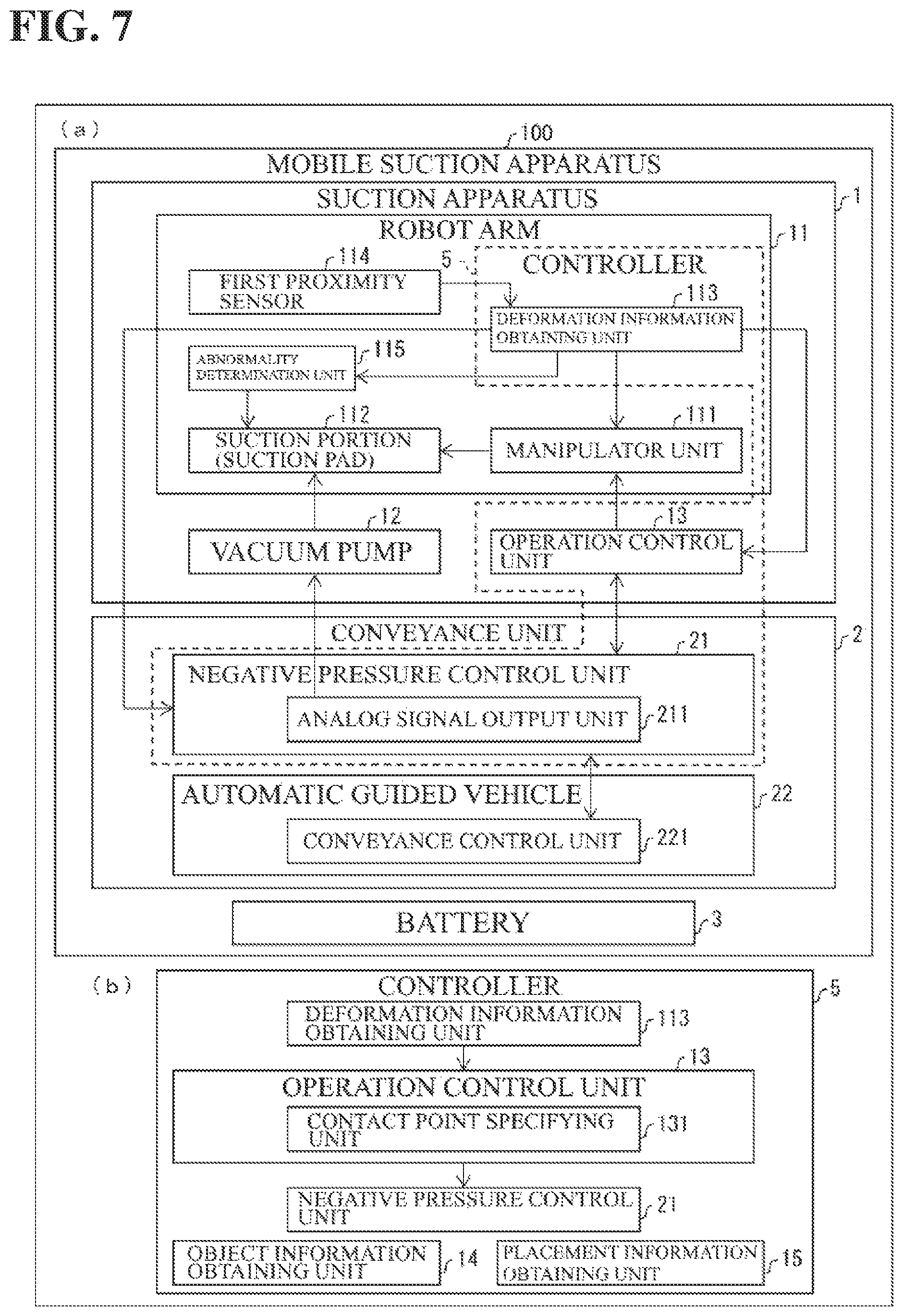 Patent US12097611 Figure 6 – Sensor assembly and suction apparatus