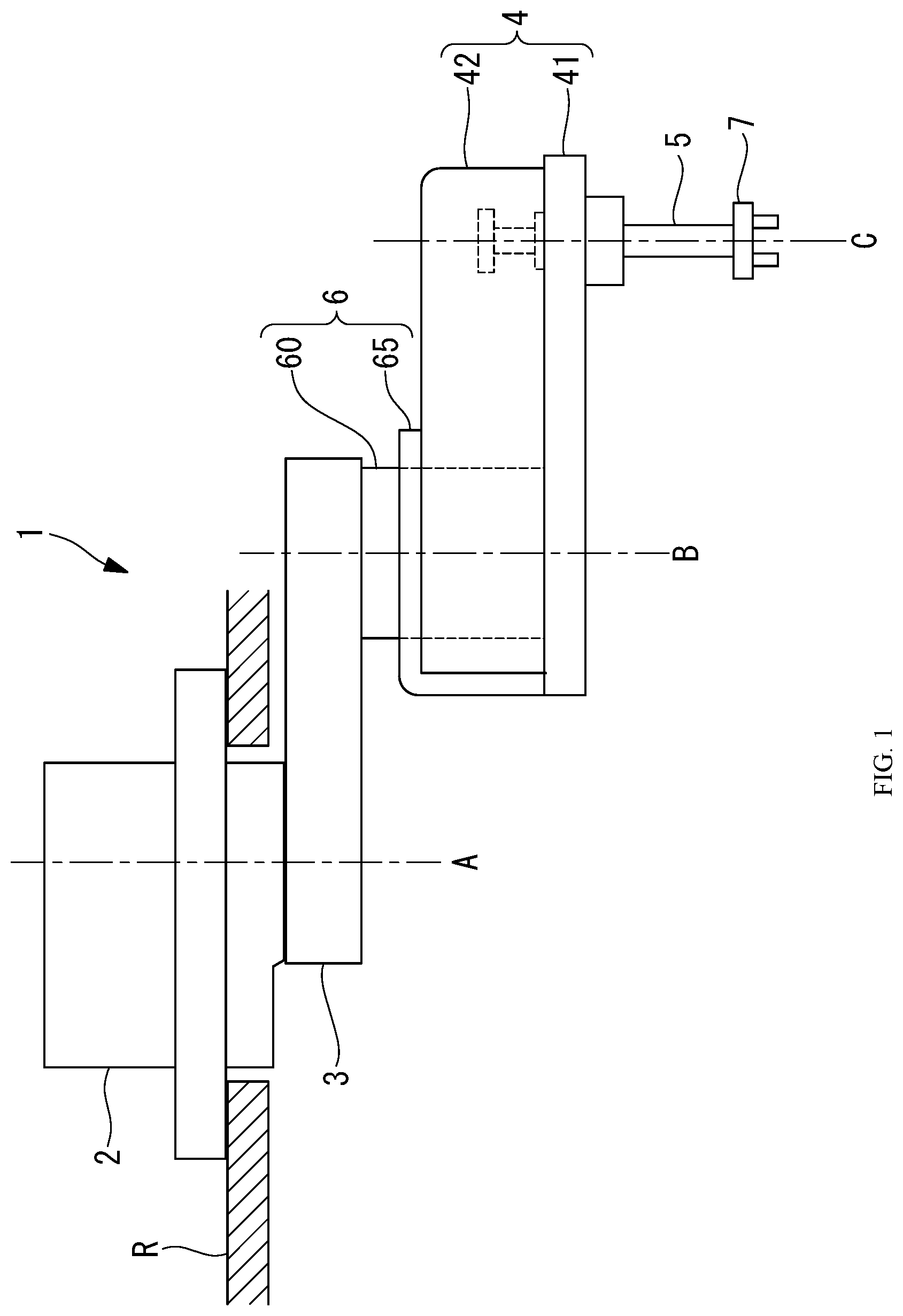 Patent US12097613 Figure 1 – Robot