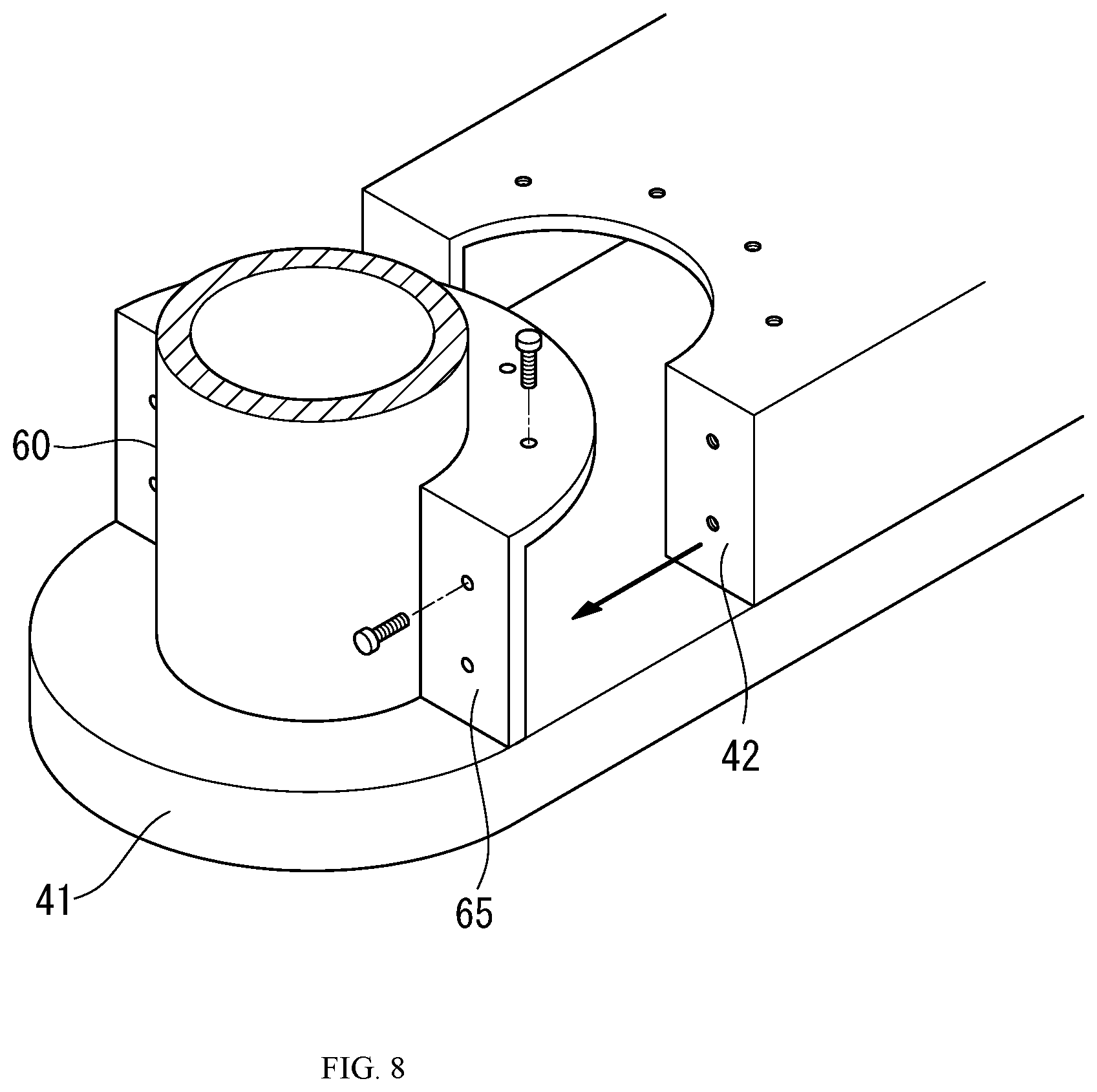 Patent US12097613 Figure 8 – Robot