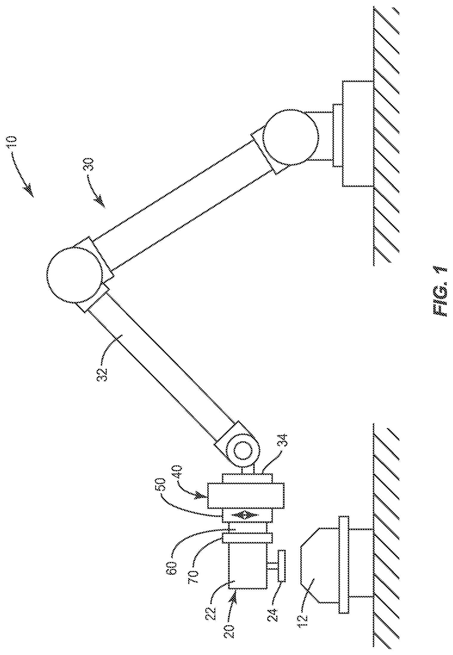Patent US12097617 Figure 1 – Controlling contact force in a machine tool